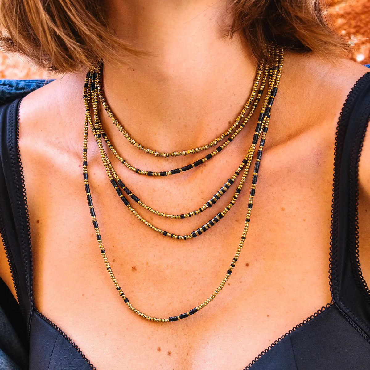 collier / bracelet CÉLINE 3 - Gold - Têtes Blondes