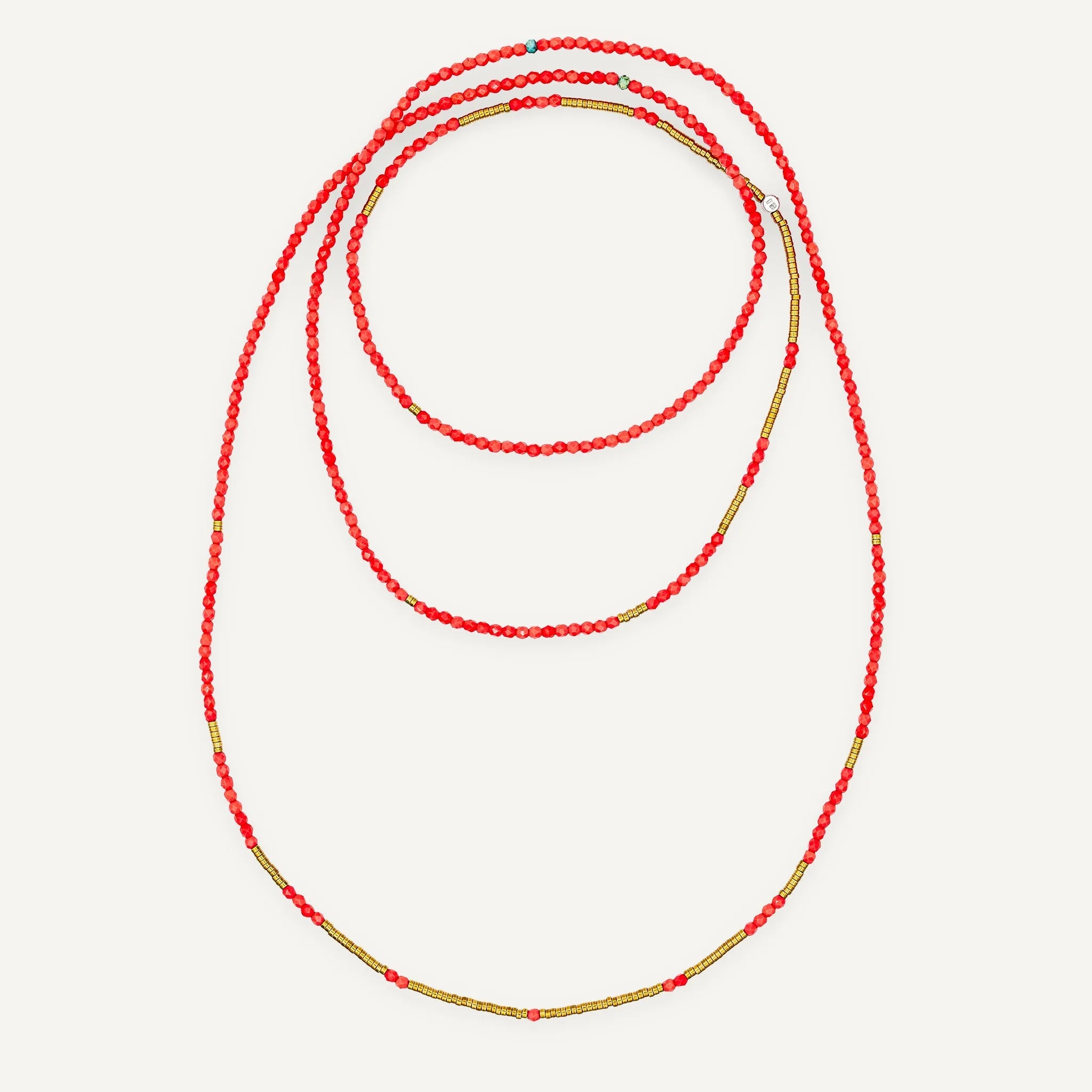 collier / bracelet COLETTE 6 - Rouge - Têtes Blondes