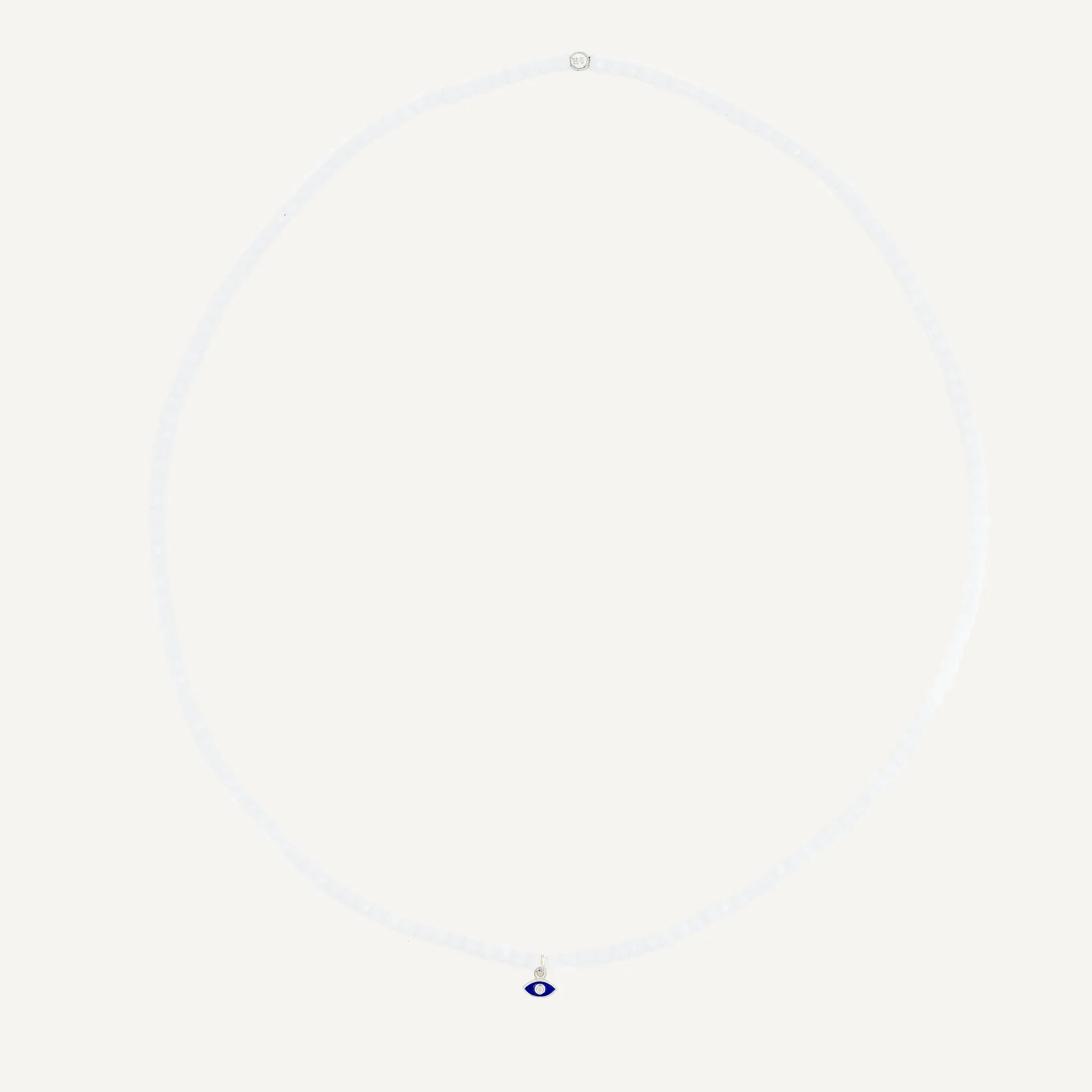 collier / bracelet Collier - Bracelet Blanc - Têtes Blondes