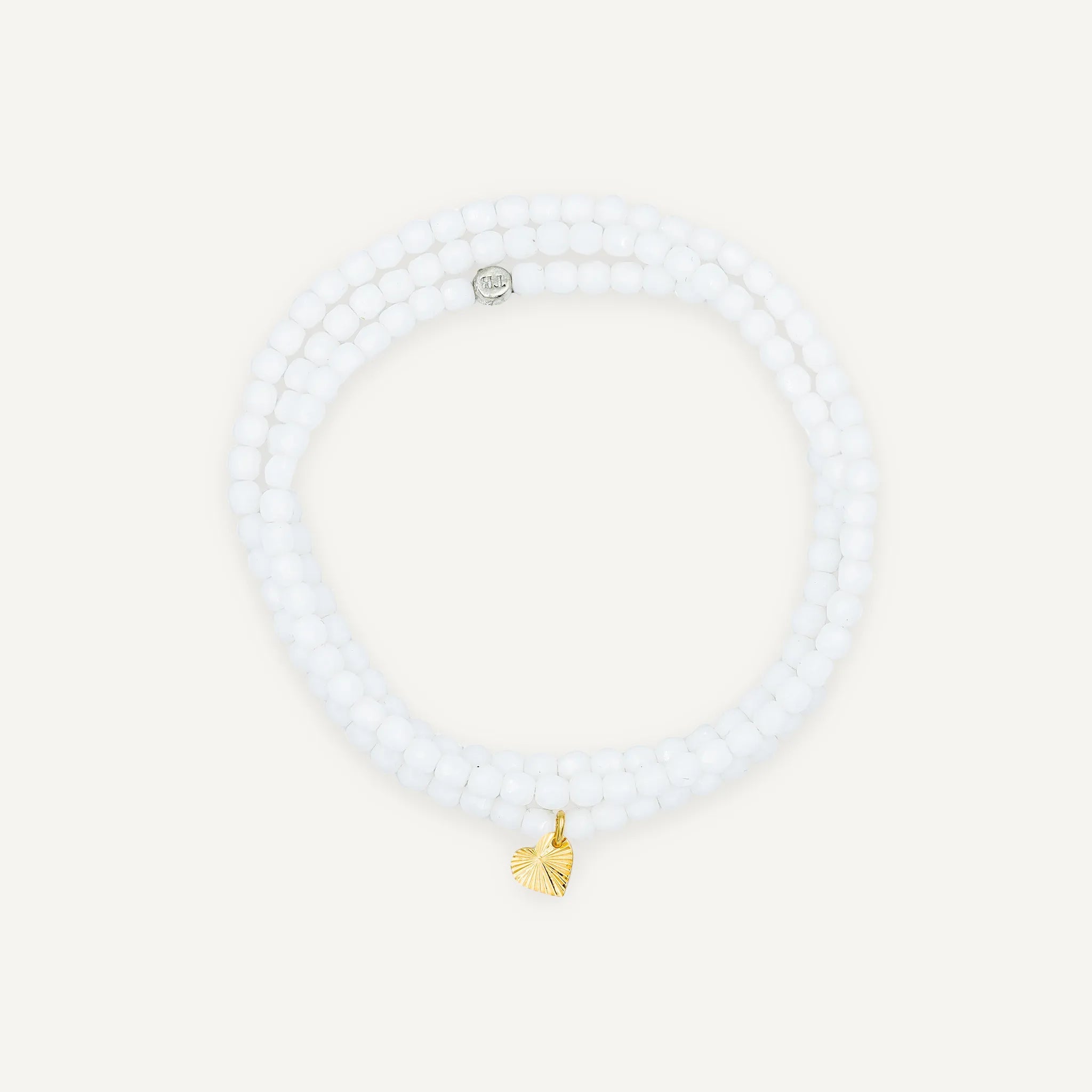 collier / bracelet Collier-Bracelet Blanc - Têtes Blondes