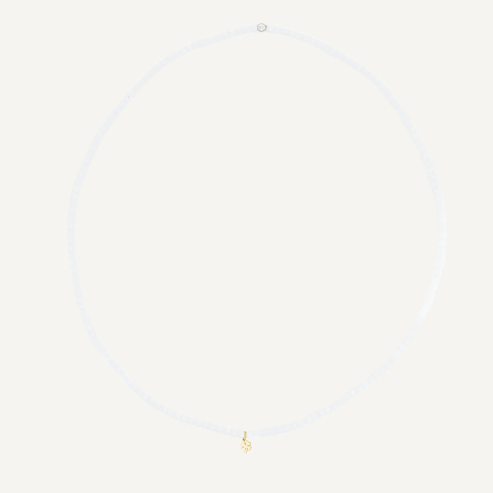 collier / bracelet Collier - Bracelet Blanc - Têtes Blondes