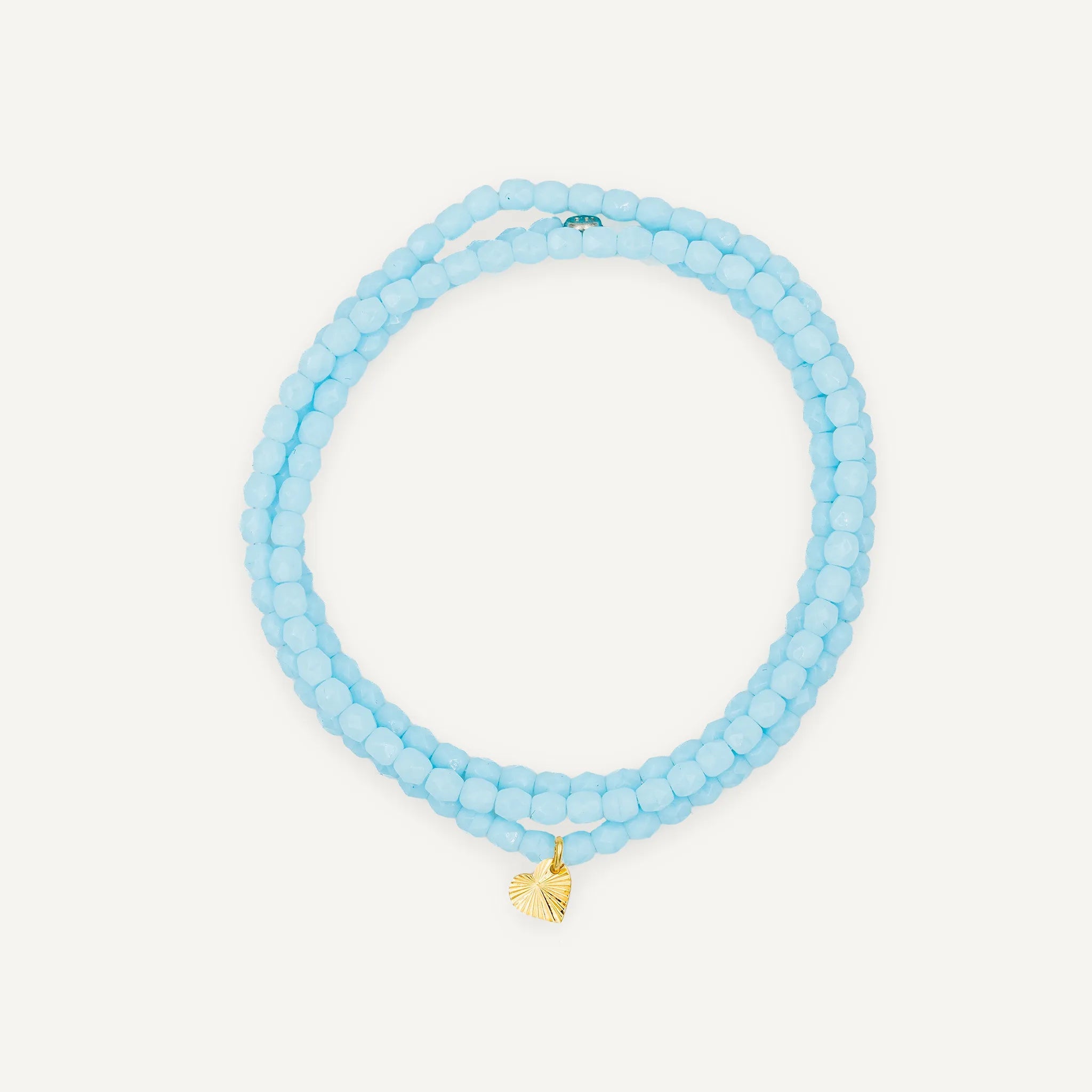 collier / bracelet Collier-Bracelet Bleu Ciel - Têtes Blondes