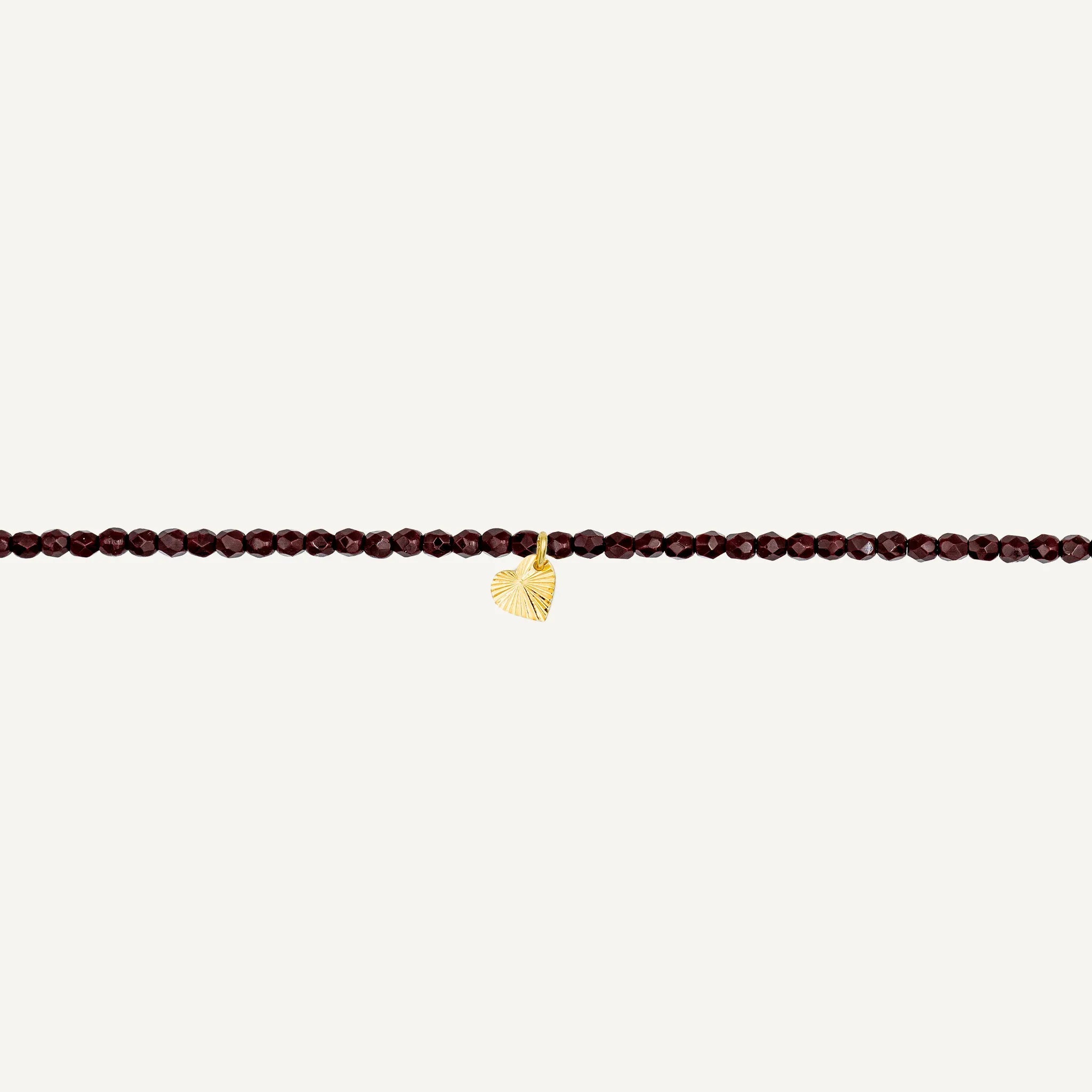 collier / bracelet Collier-Bracelet Bordeaux - Têtes Blondes
