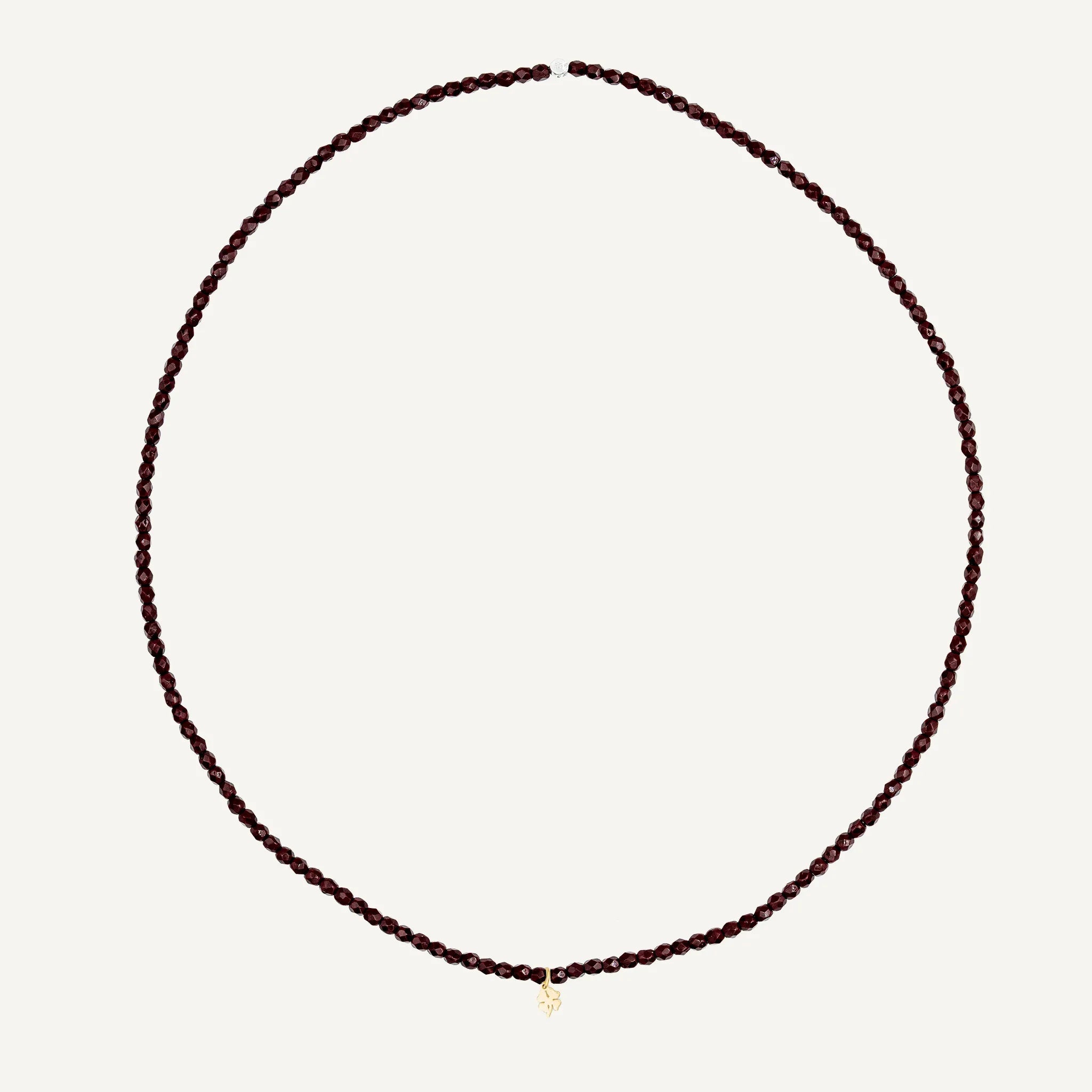 collier / bracelet Collier - Bracelet Bordeaux - Têtes Blondes