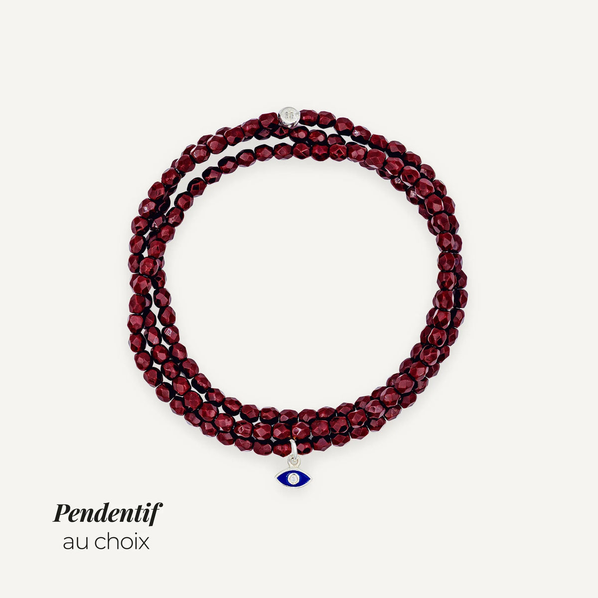 collier / bracelet Collier-Bracelet Bordeaux - Têtes Blondes