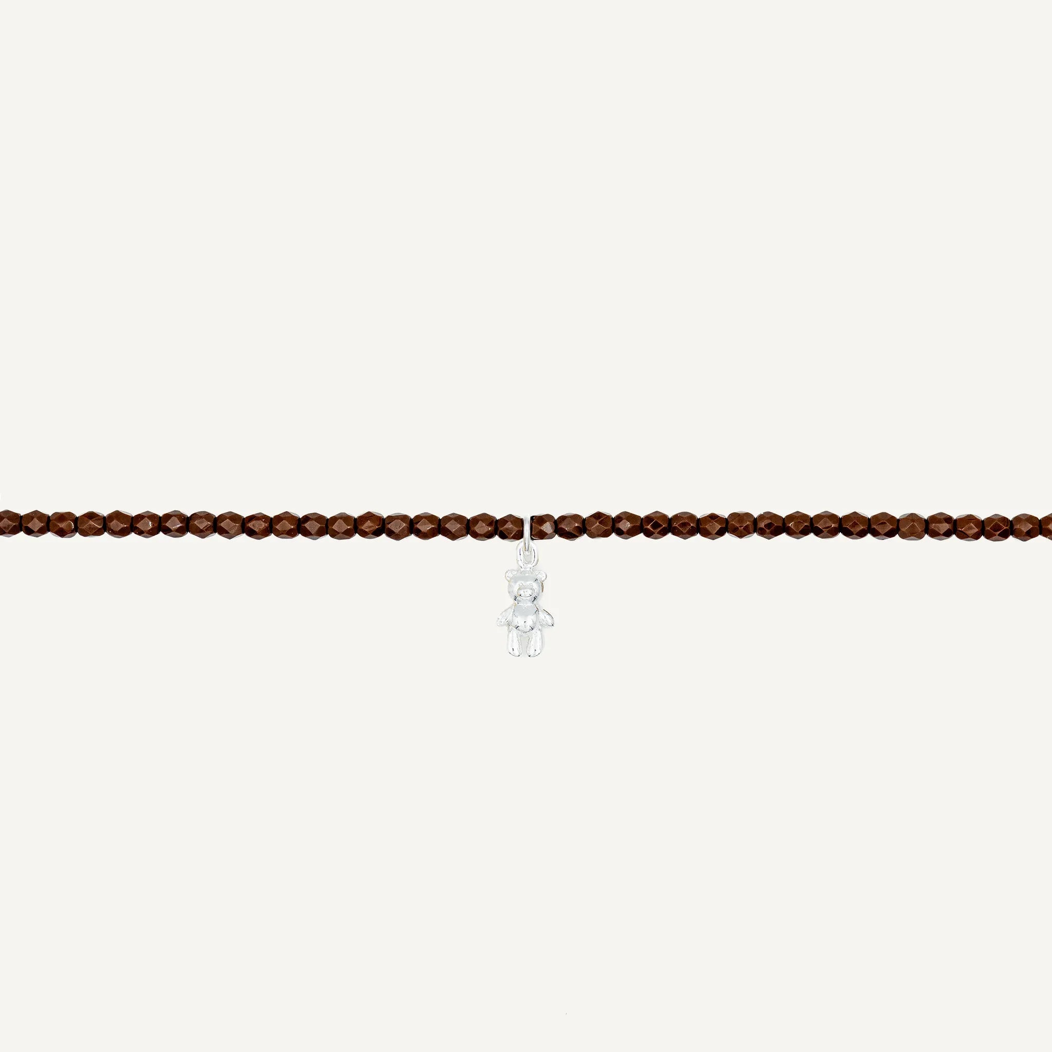 collier / bracelet Collier - Bracelet Chocolat - Têtes Blondes