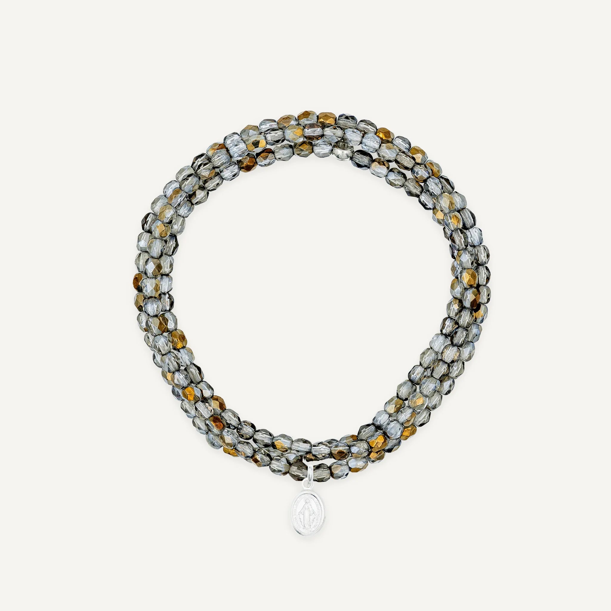 collier / bracelet Collier - Bracelet Cristal - Têtes Blondes