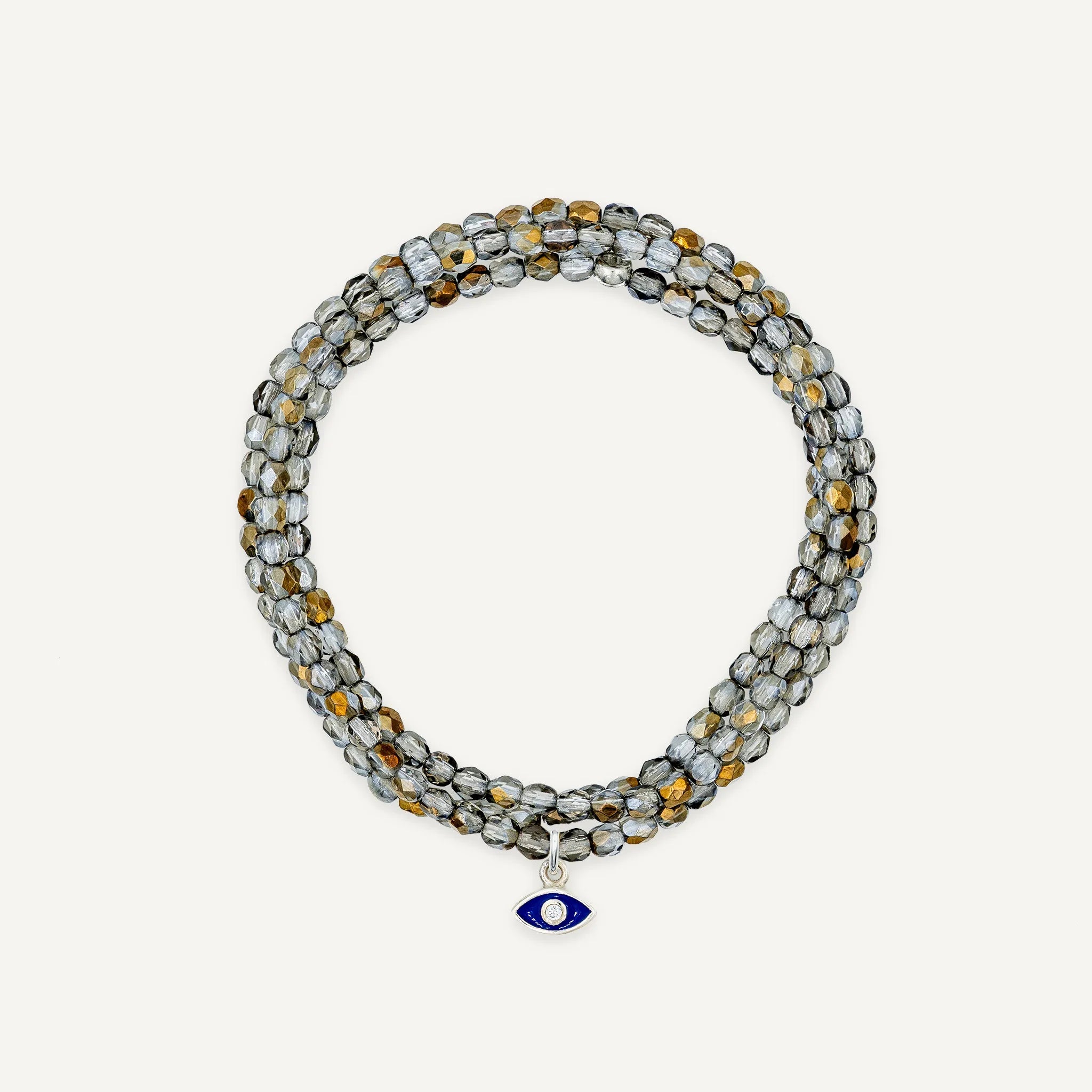 collier / bracelet Collier - Bracelet Cristal - Têtes Blondes