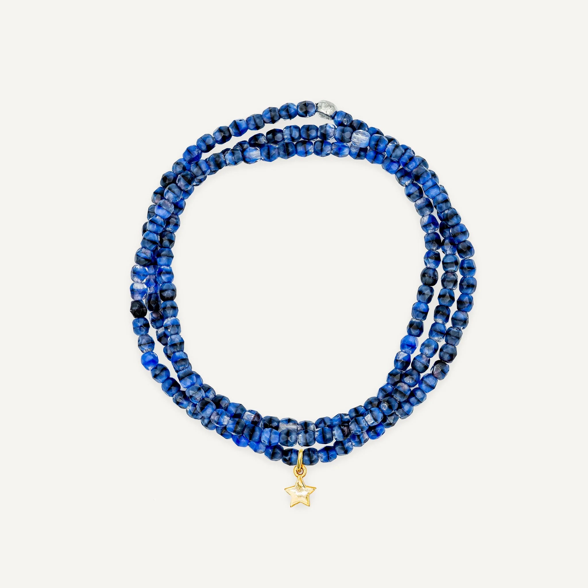 collier / bracelet Collier - Bracelet Denim - Têtes Blondes