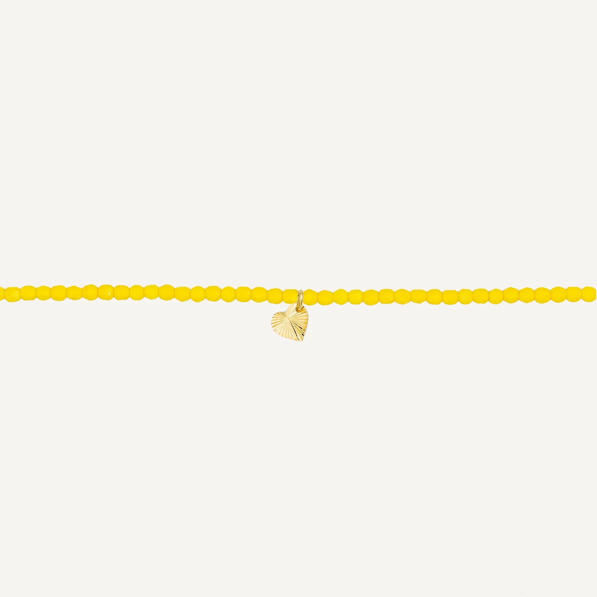 collier / bracelet Collier-Bracelet Jaune Néon - Têtes Blondes