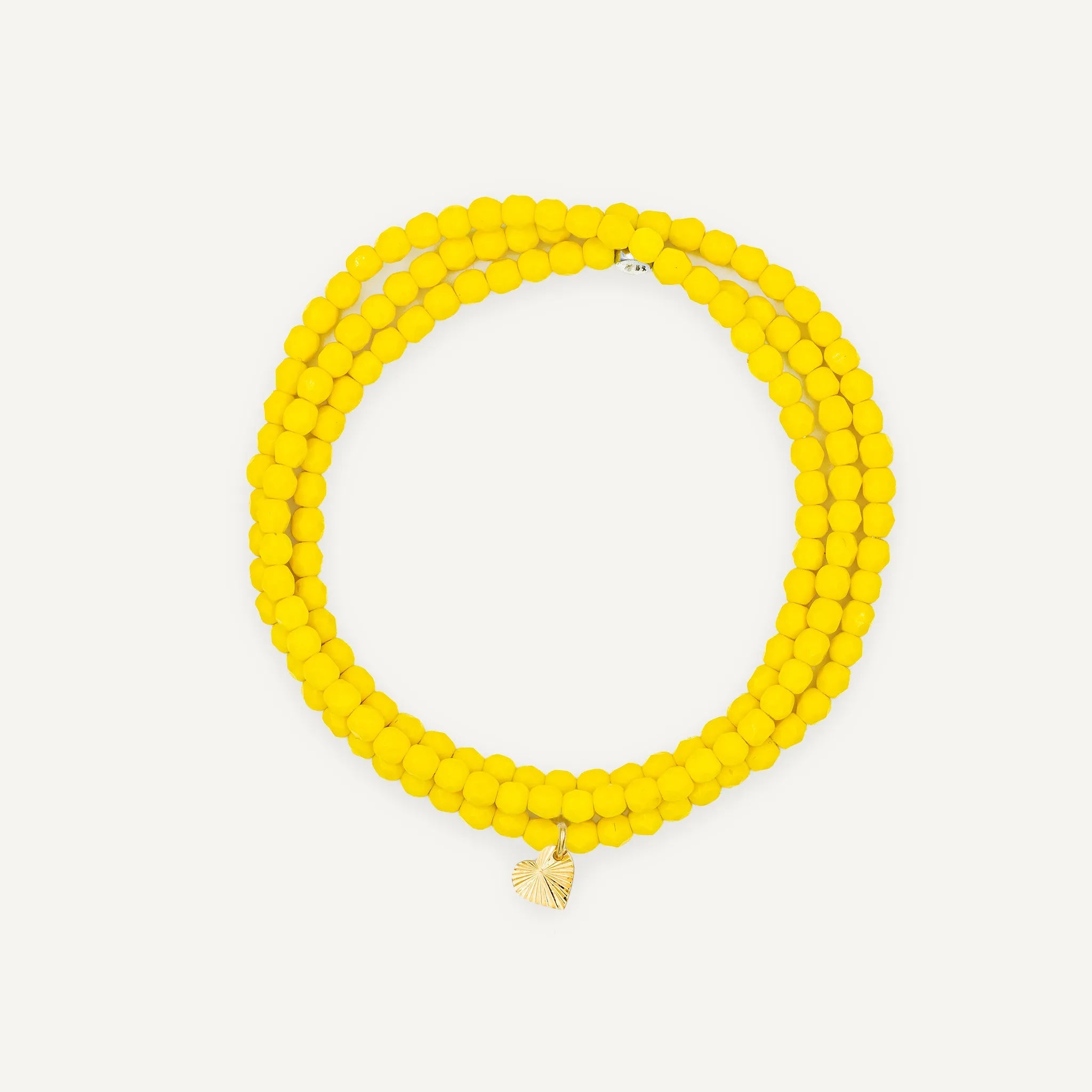 collier / bracelet Collier-Bracelet Jaune Néon - Têtes Blondes
