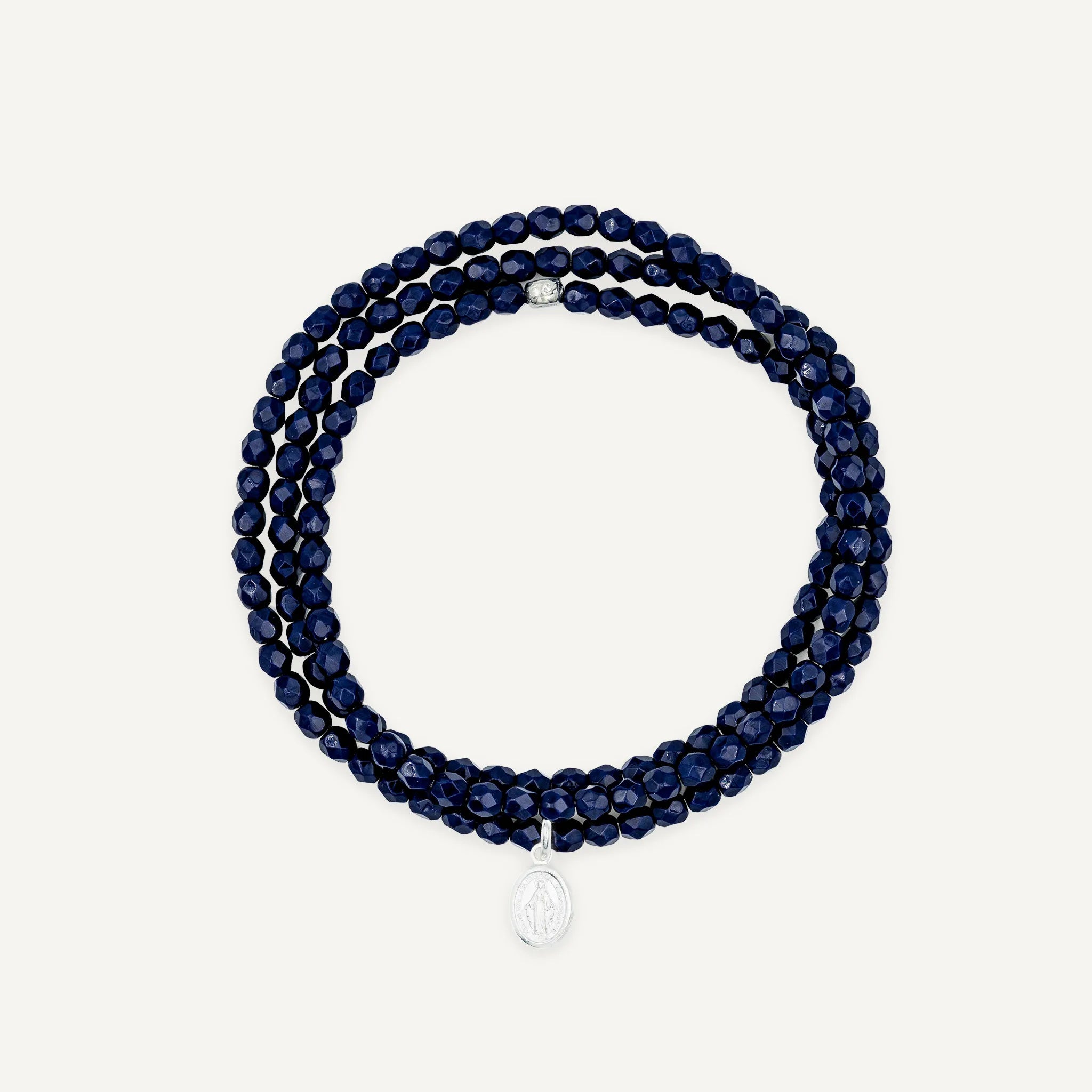 collier / bracelet Collier - Bracelet Navy Blue - Têtes Blondes