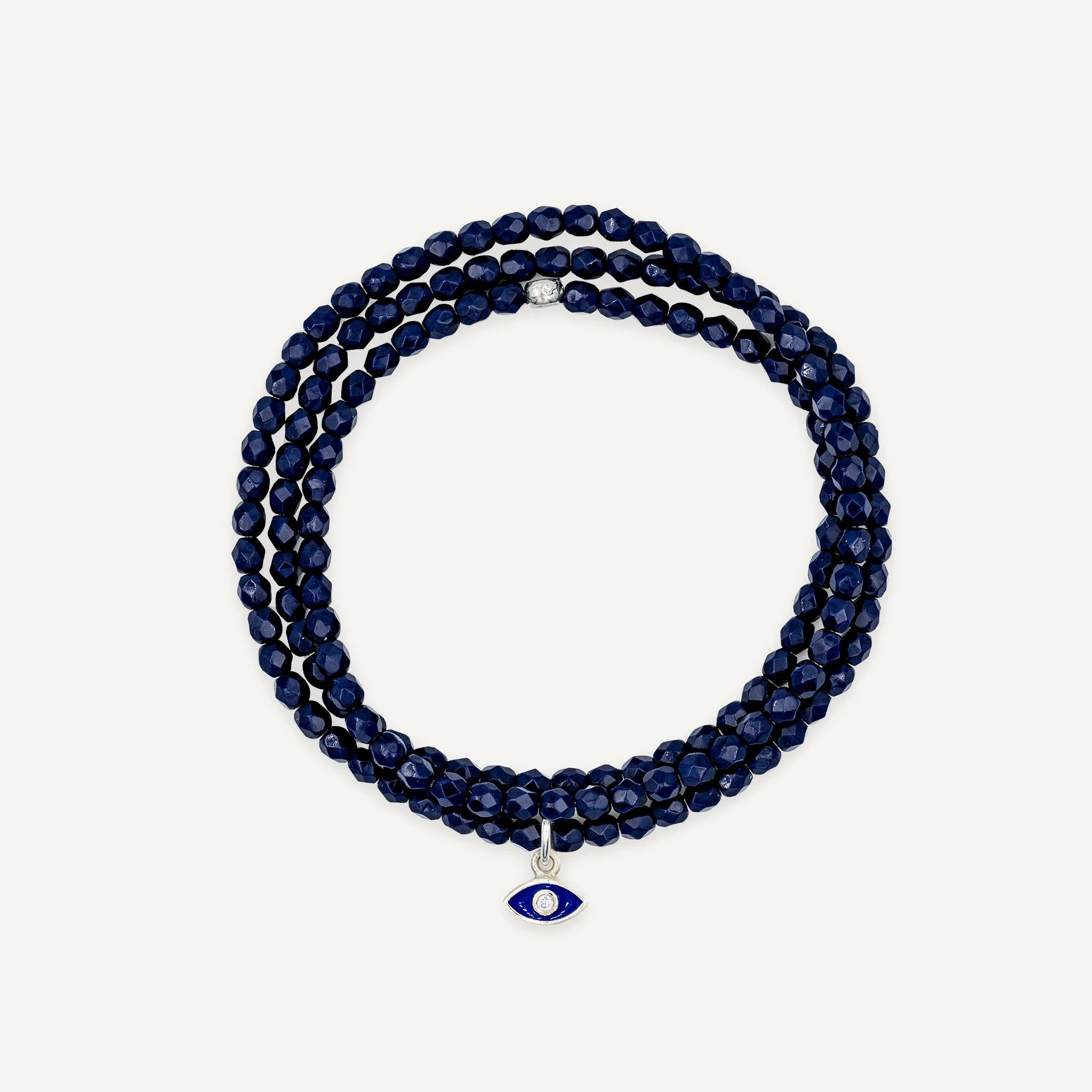 collier / bracelet Collier - Bracelet Navy Blue - Têtes Blondes