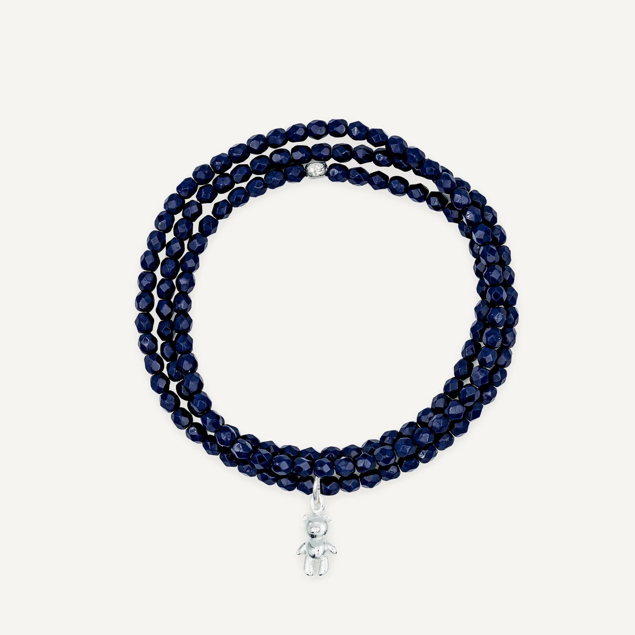 collier / bracelet Collier - Bracelet Navy Blue - Têtes Blondes