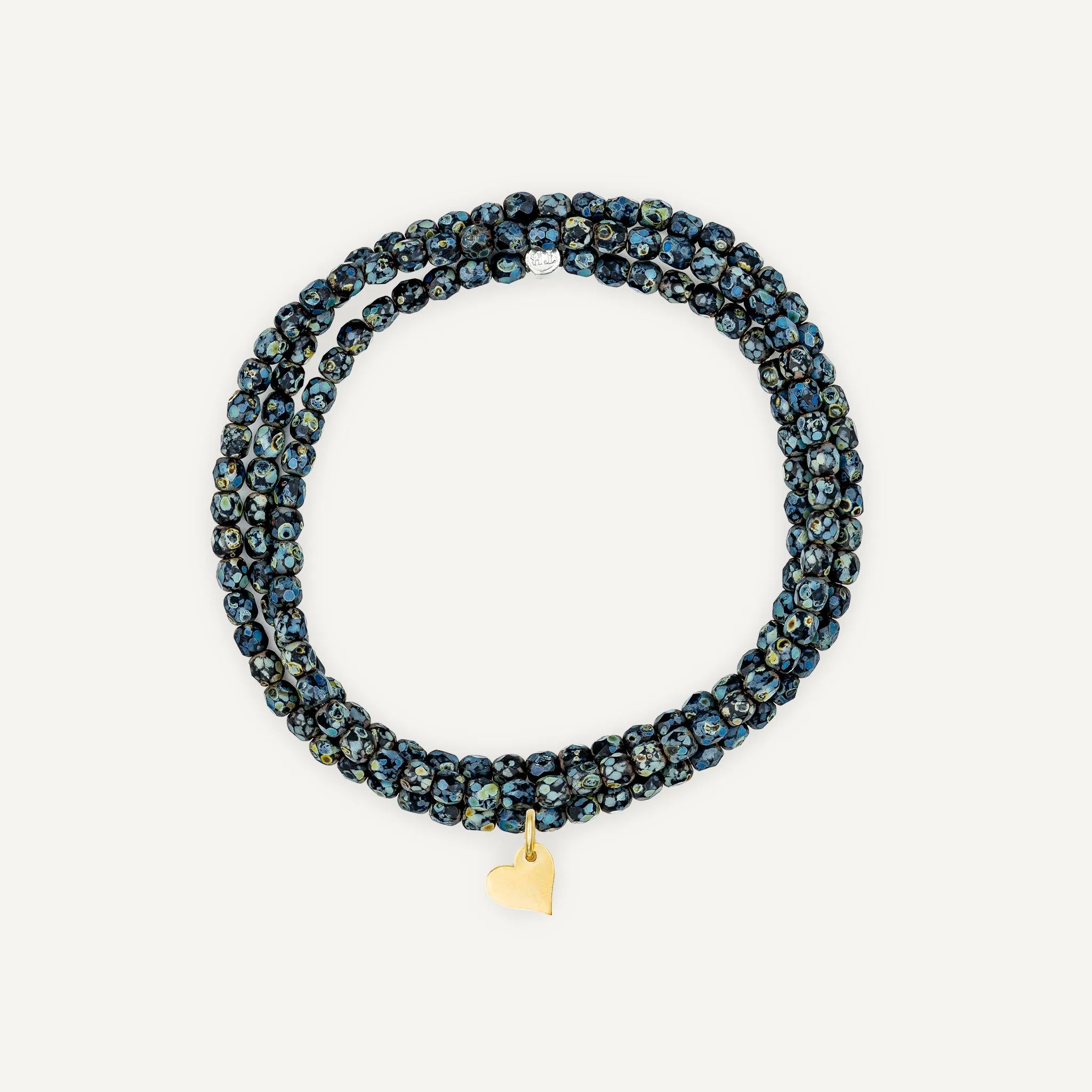 collier / bracelet Collier - Bracelet Noir Rock - Têtes Blondes