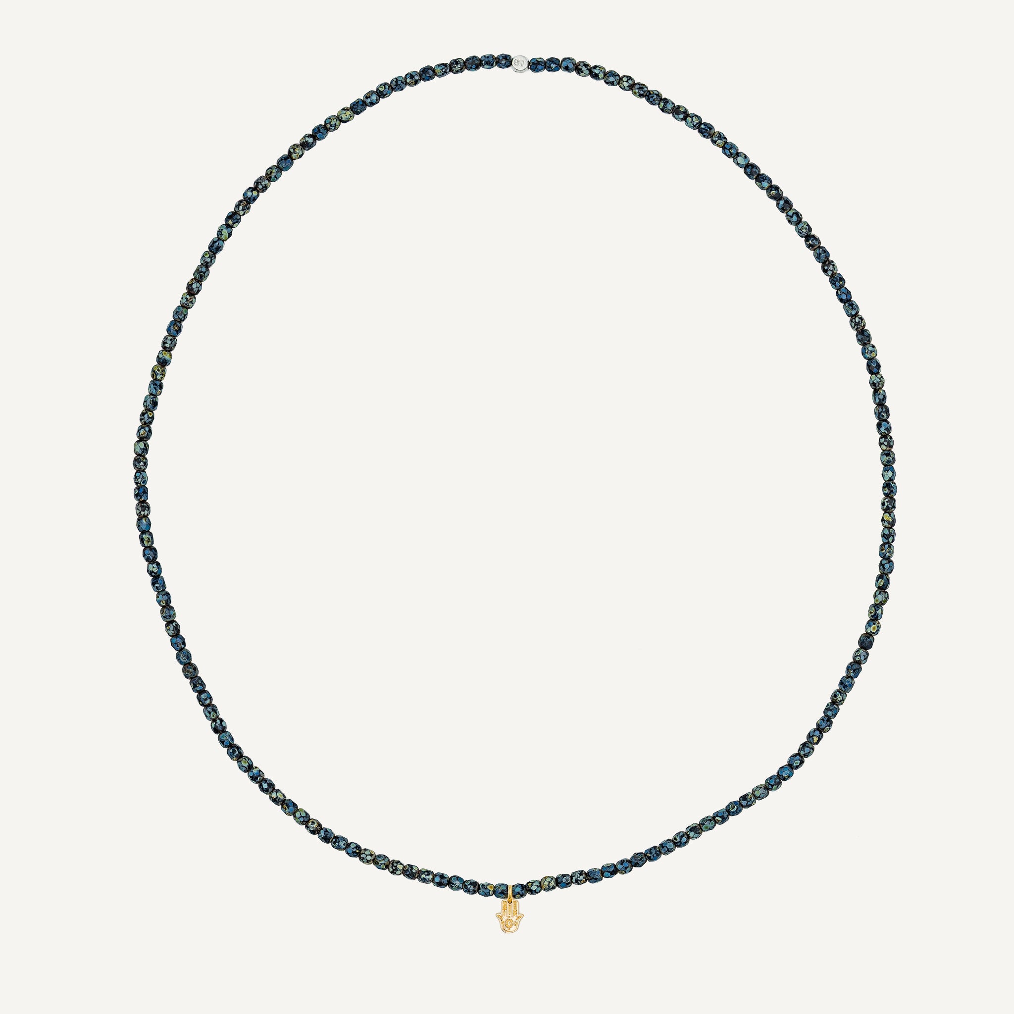 collier / bracelet Collier - Bracelet Noir Rock - Têtes Blondes