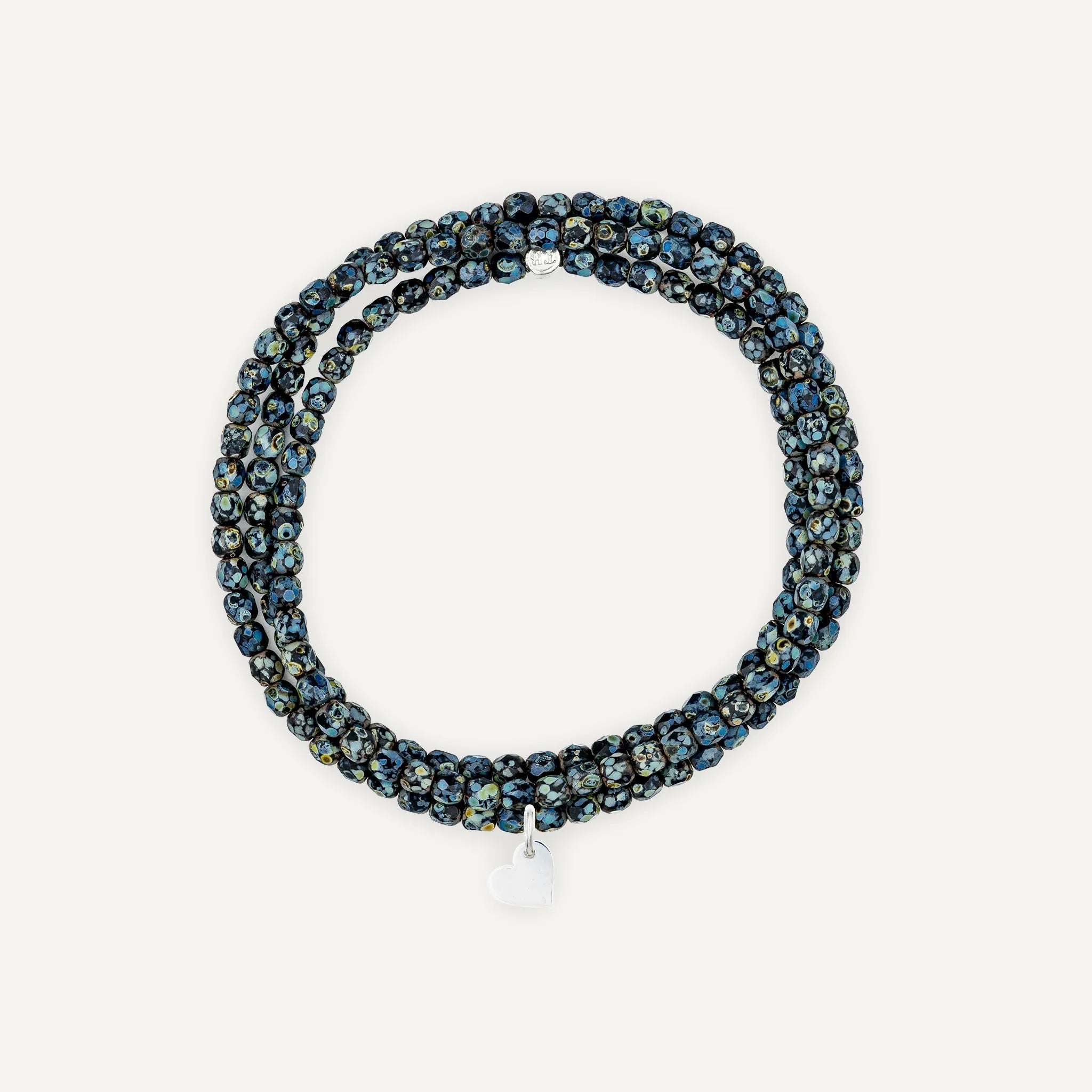collier / bracelet Collier - Bracelet Noir Rock - Têtes Blondes