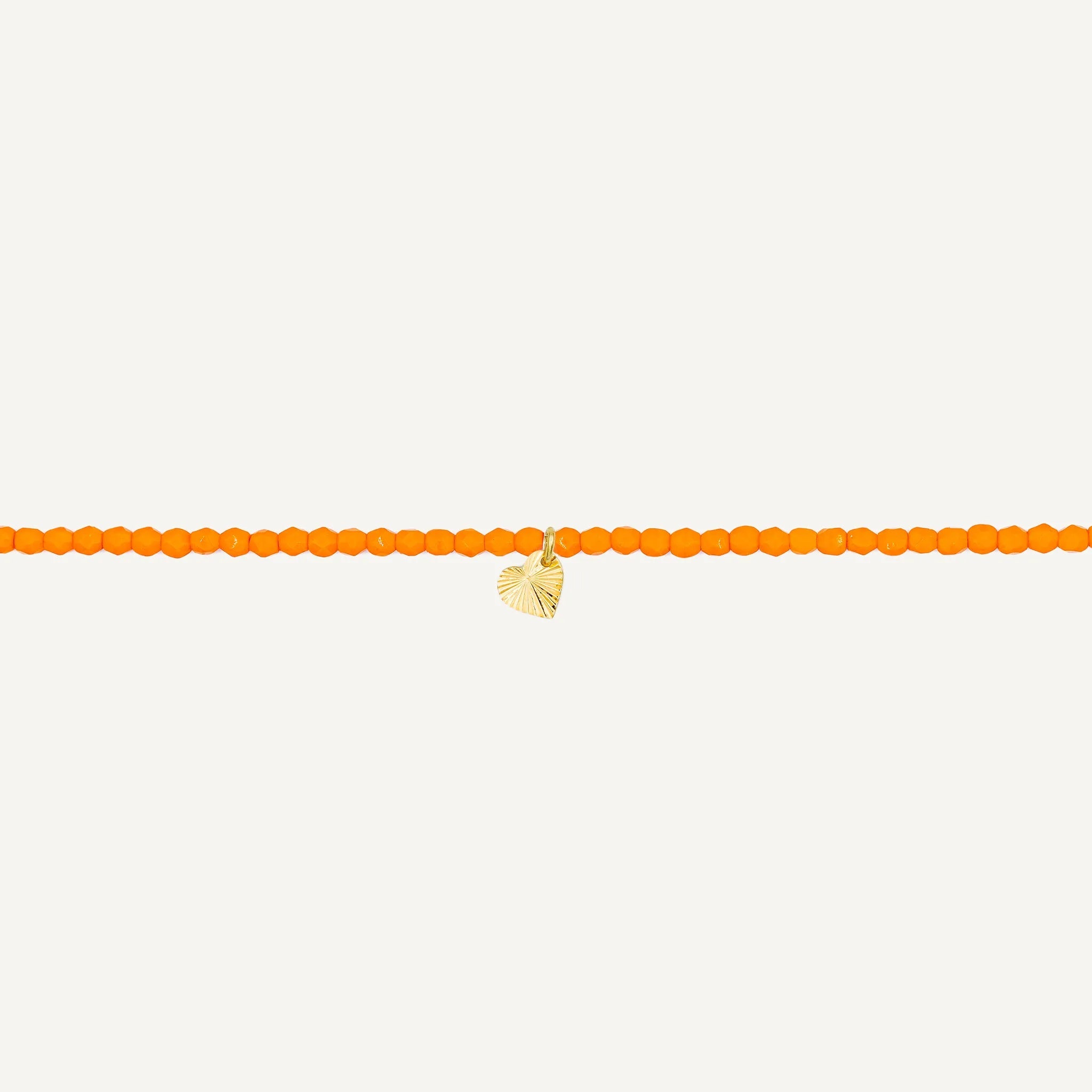 collier / bracelet Collier-Bracelet Orange - Têtes Blondes