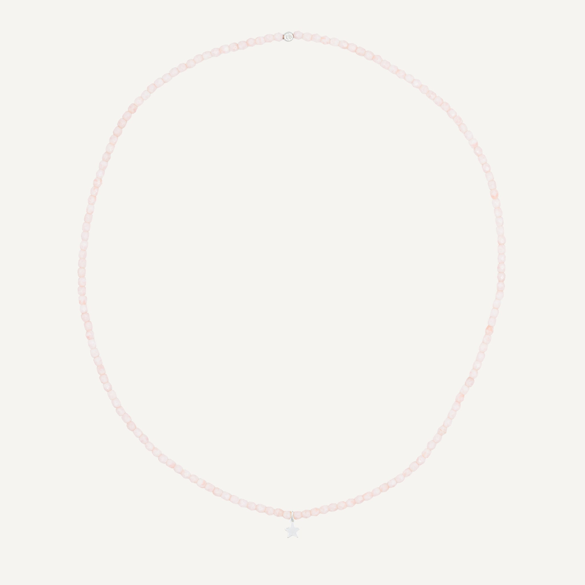 collier / bracelet Collier - Bracelet Rose Guimauve - Têtes Blondes