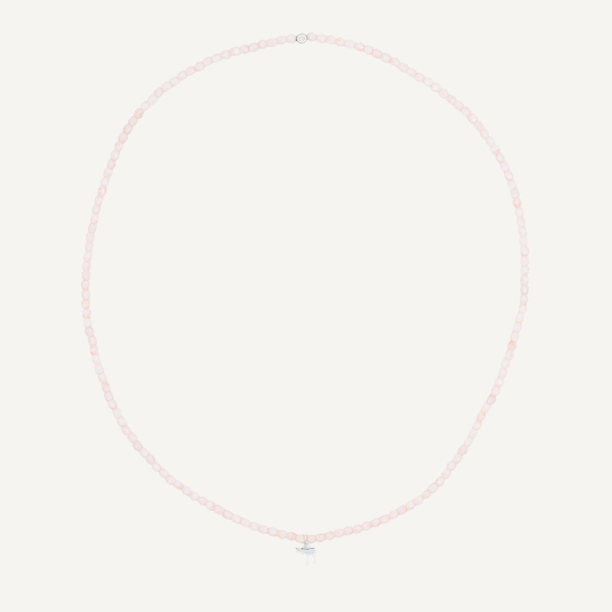 collier / bracelet Collier - Bracelet Rose Guimauve - Têtes Blondes