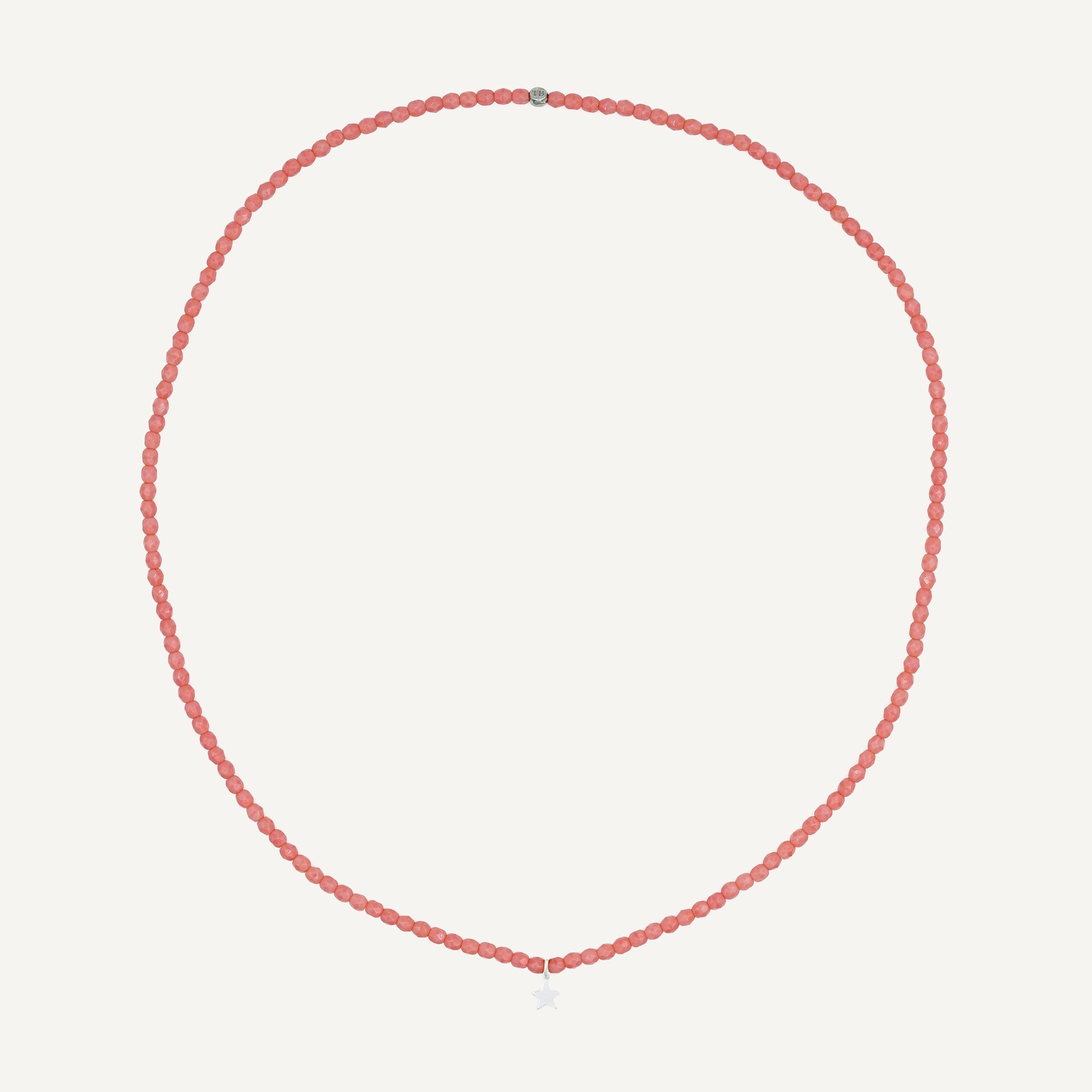 collier / bracelet Collier - Bracelet Rose Poudré - Têtes Blondes