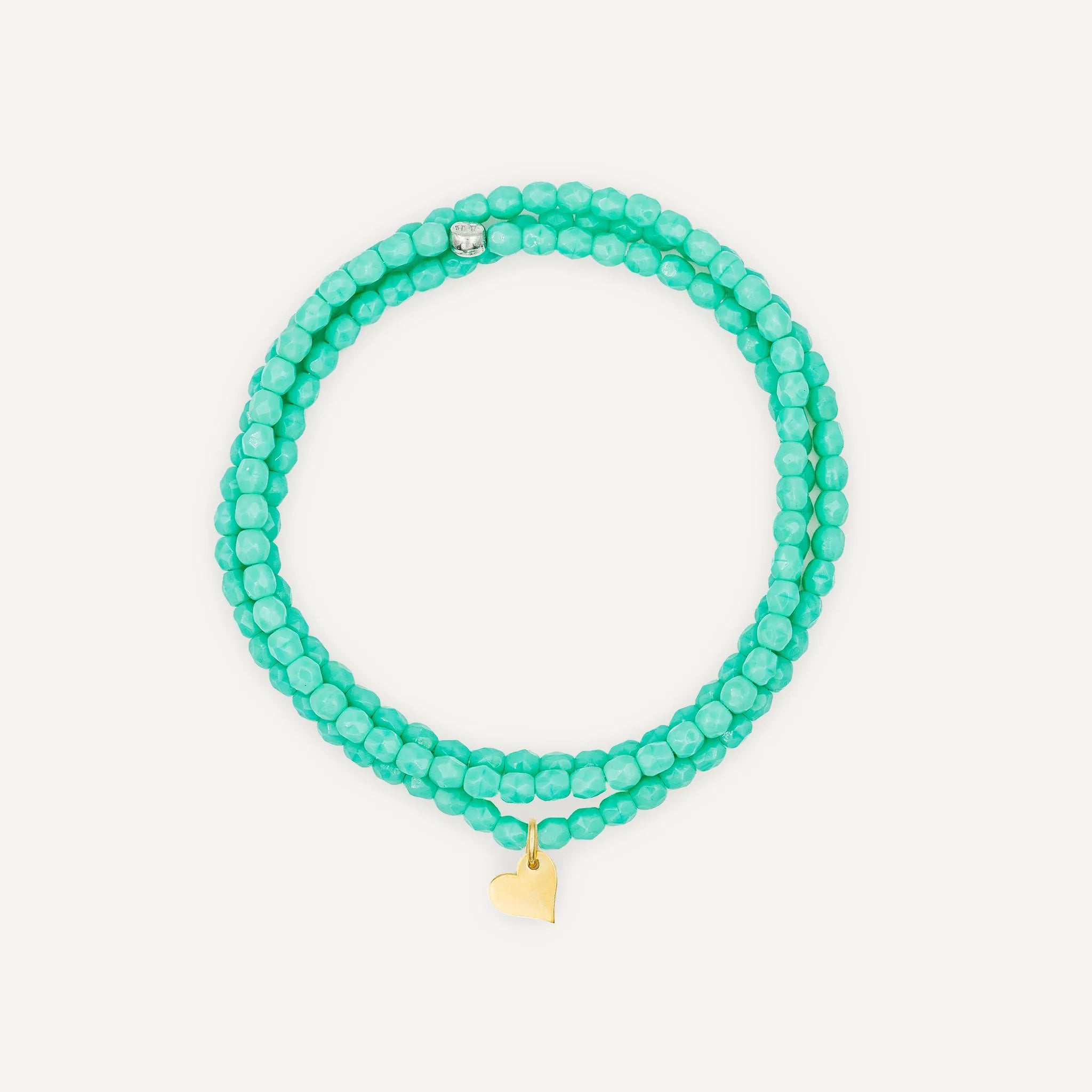 collier / bracelet Collier - Bracelet Turquoise - Têtes Blondes