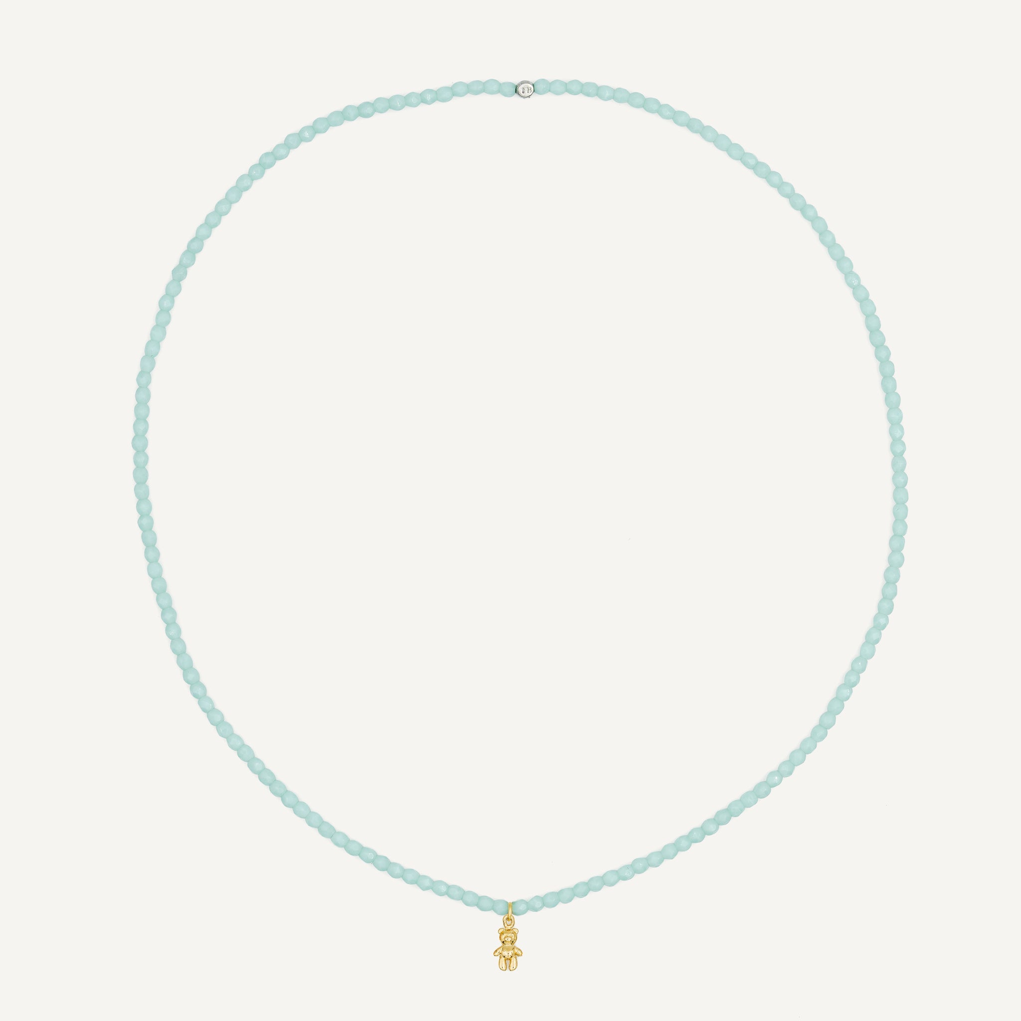 collier / bracelet Collier - Bracelet Vert Mint - Têtes Blondes