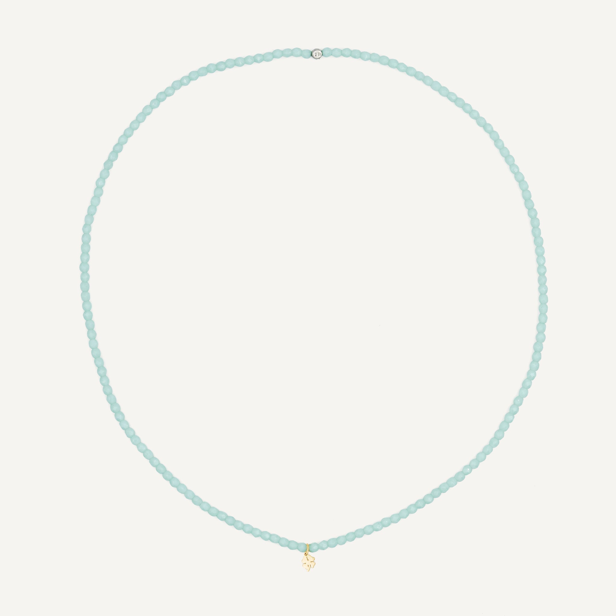 collier / bracelet Collier - Bracelet Vert Mint - Têtes Blondes