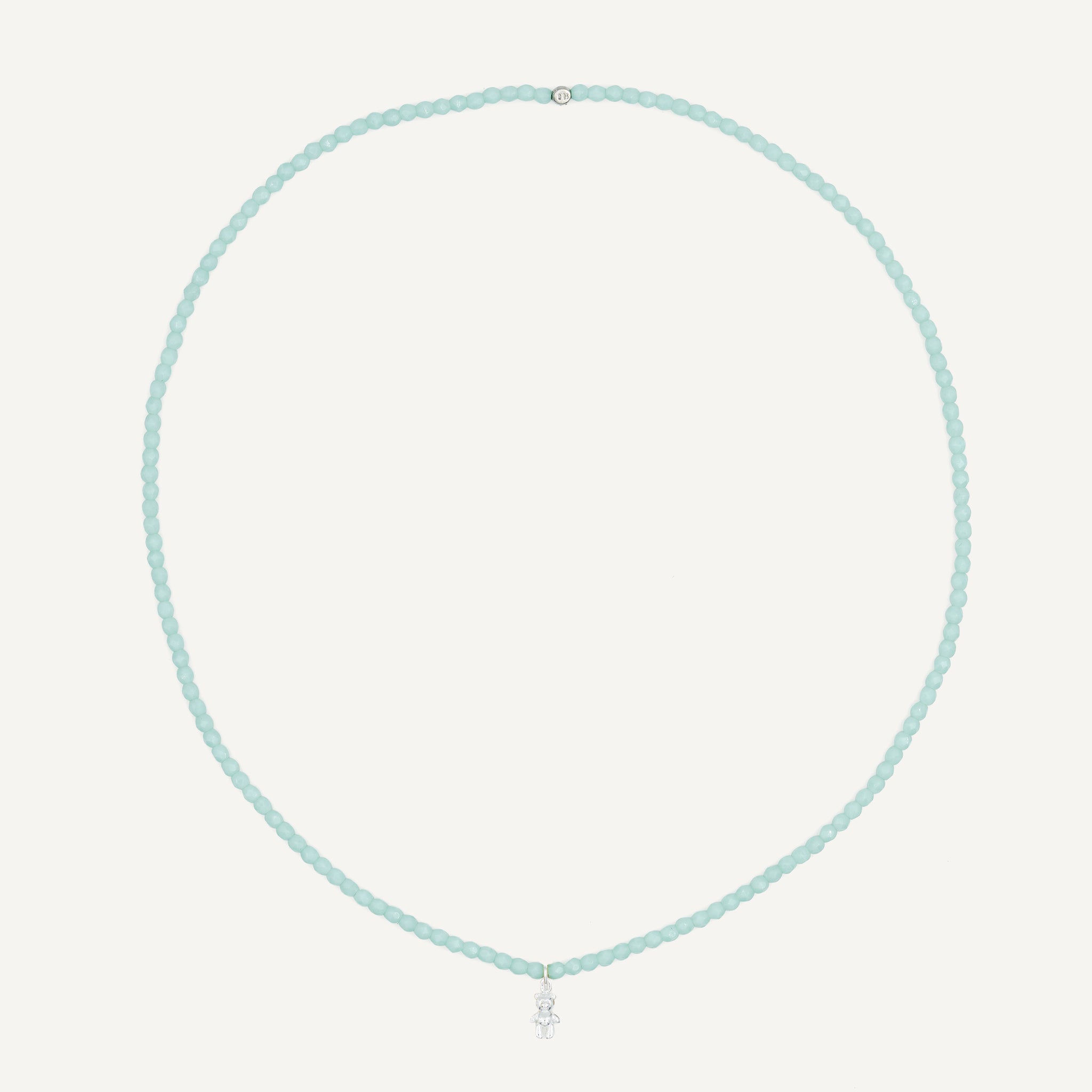 collier / bracelet Collier - Bracelet Vert Mint - Têtes Blondes