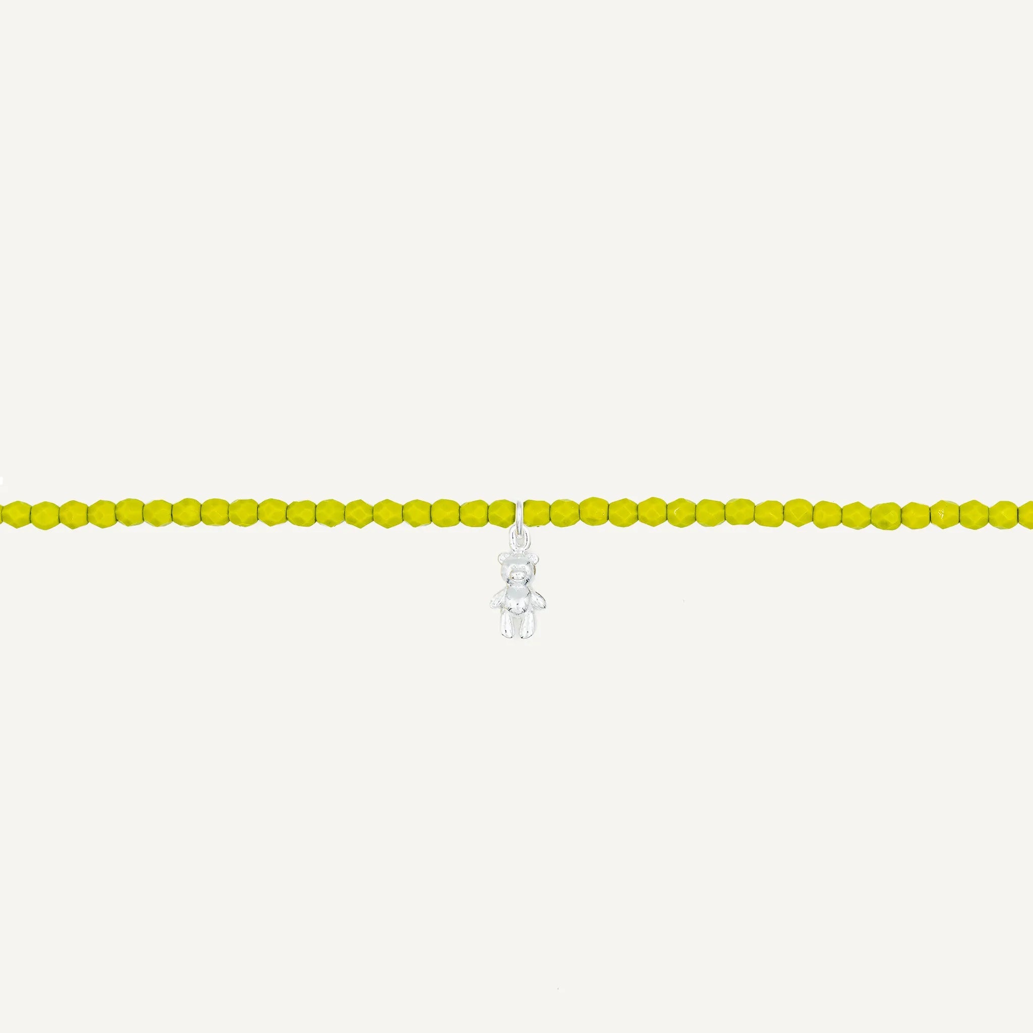 collier / bracelet Collier - Bracelet Vert Olive - Têtes Blondes