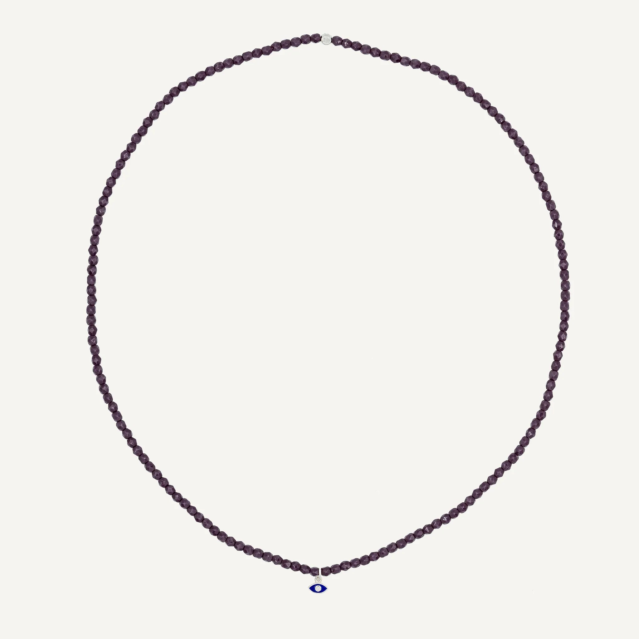 collier / bracelet Collier - Bracelet Violet - Têtes Blondes