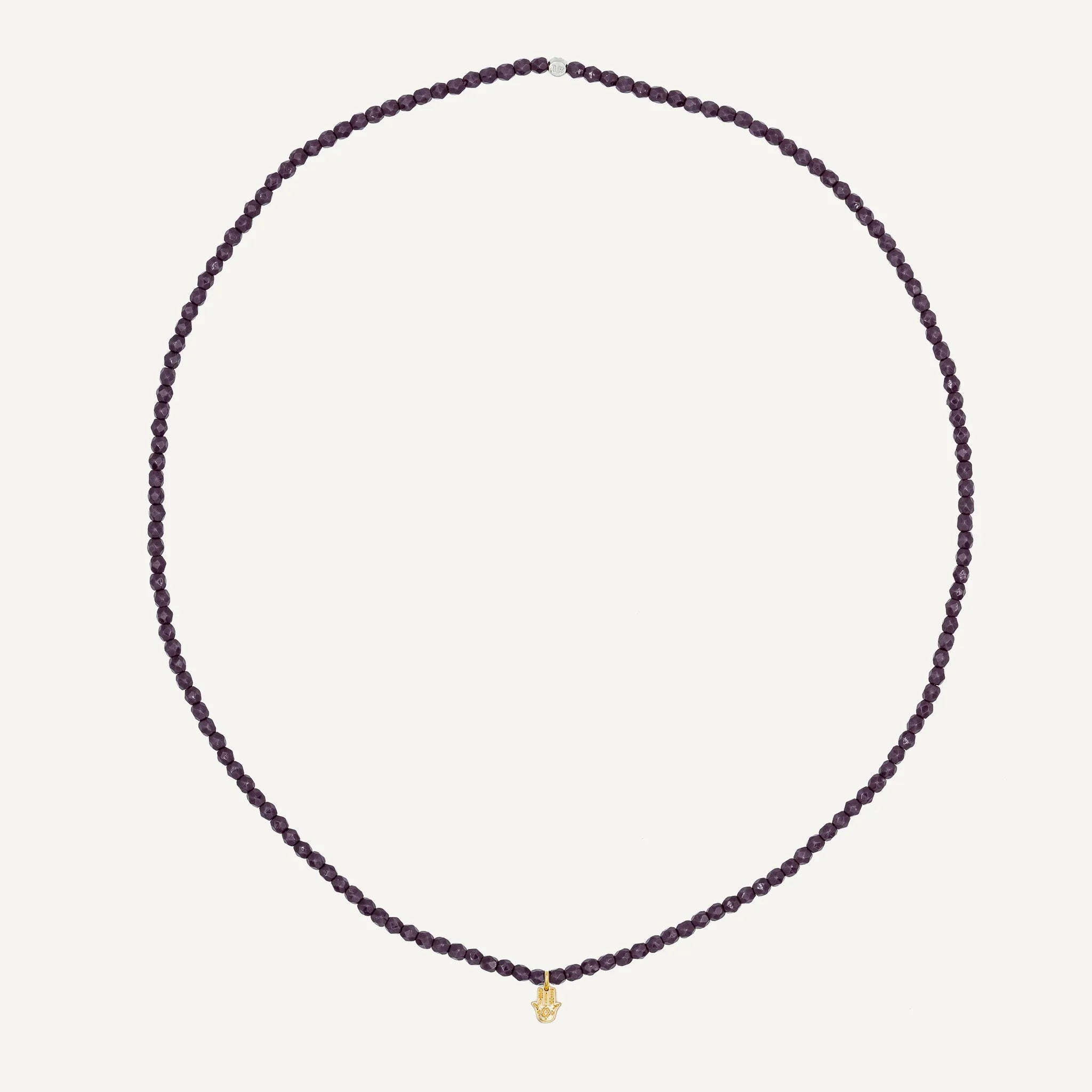 collier / bracelet Collier - Bracelet Violet - Têtes Blondes