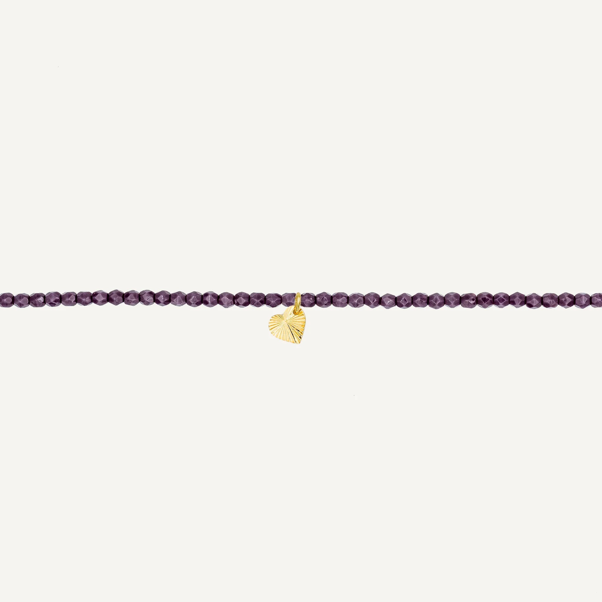 collier / bracelet Collier-Bracelet Violet - Têtes Blondes