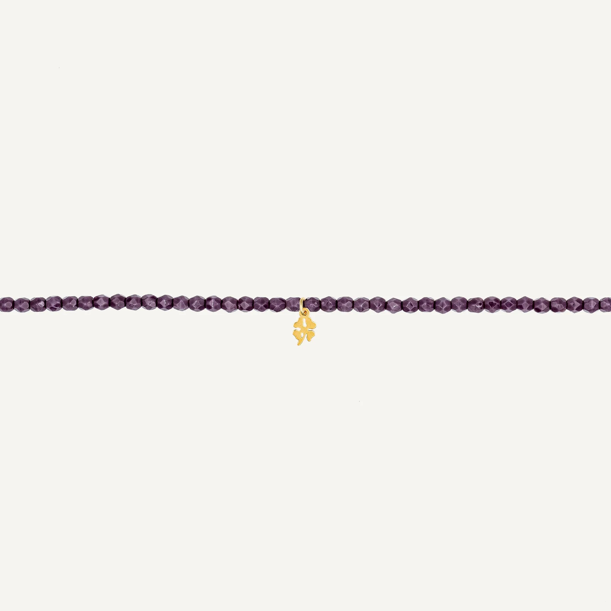 collier / bracelet Collier-Bracelet Violet - Têtes Blondes