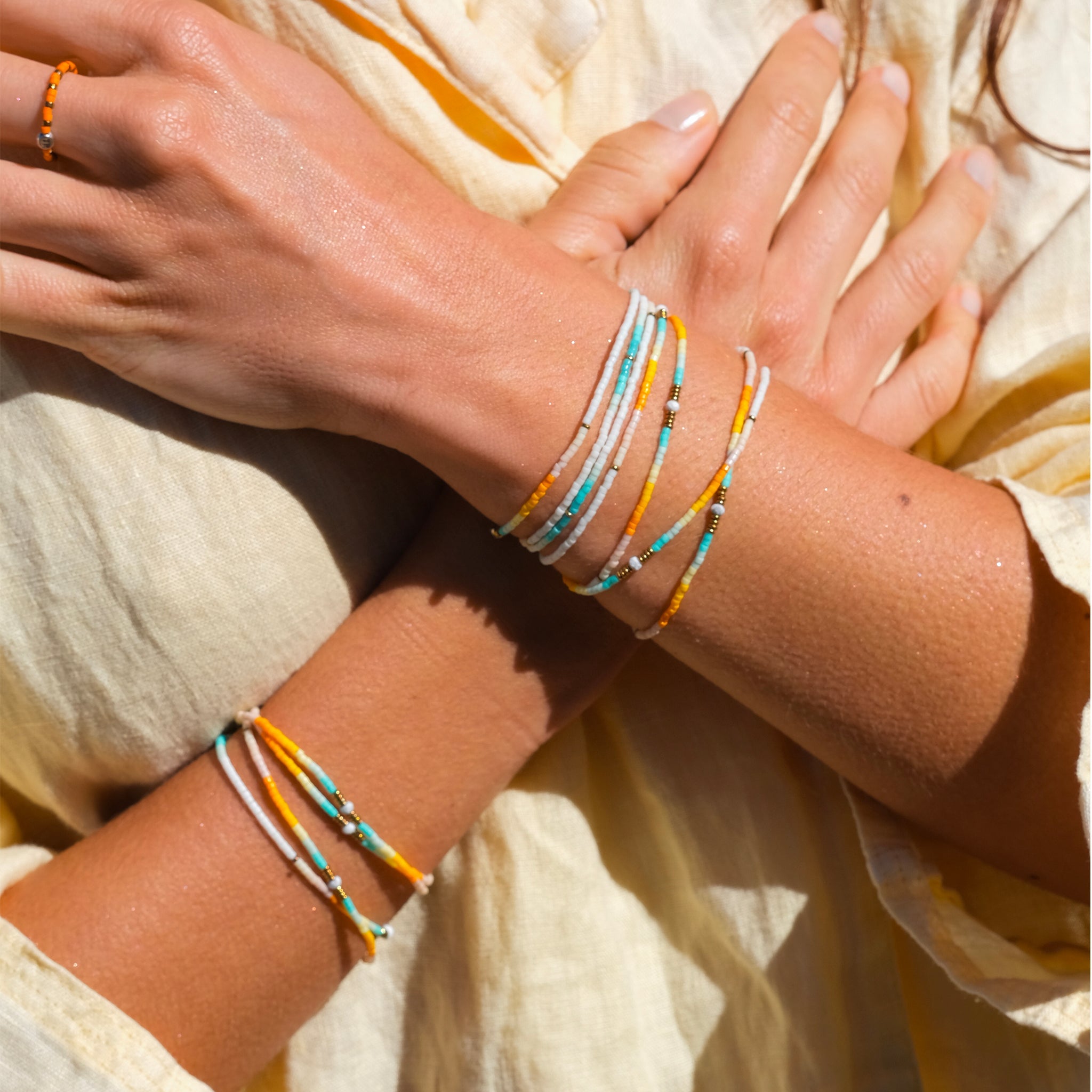 collier / bracelet CO(O)RNICHE - 1 tour ultra fin - Têtes Blondes