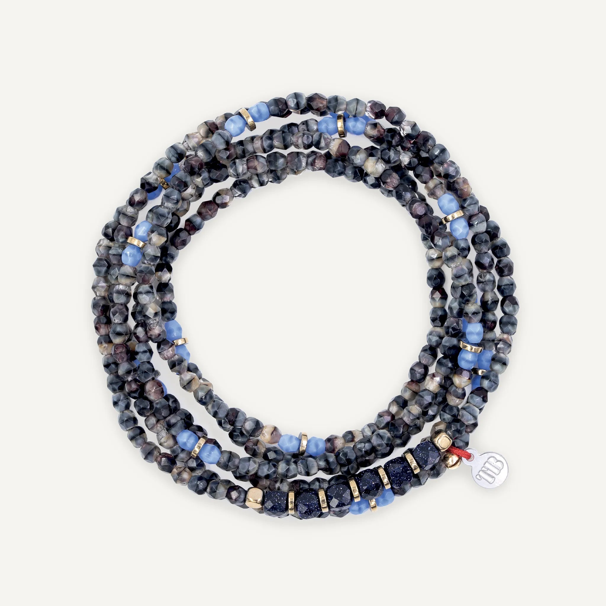 collier / bracelet DECEMBRE 6 - Tanzanite - Têtes Blondes