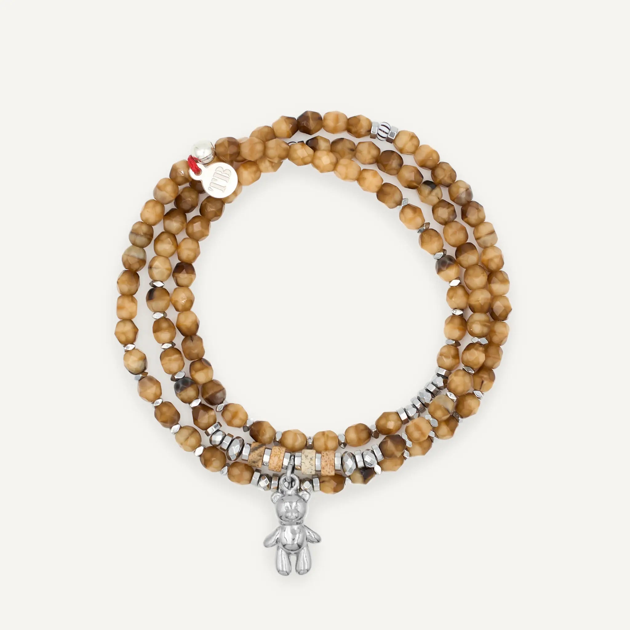 collier / bracelet DOUDOU DEDE - Caramel - Têtes Blondes