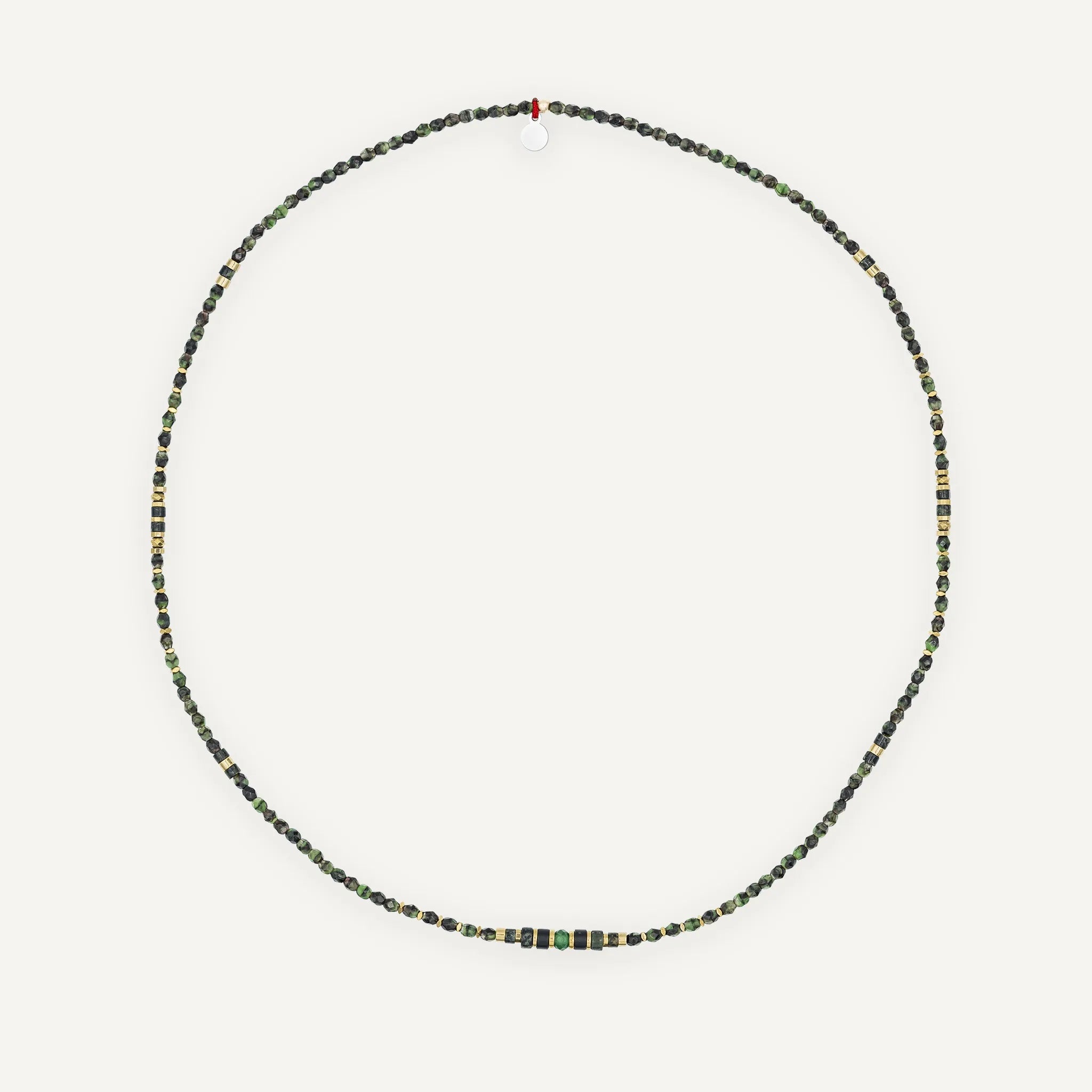 collier / bracelet DUNDEE - Jaspe Kambala - Têtes Blondes