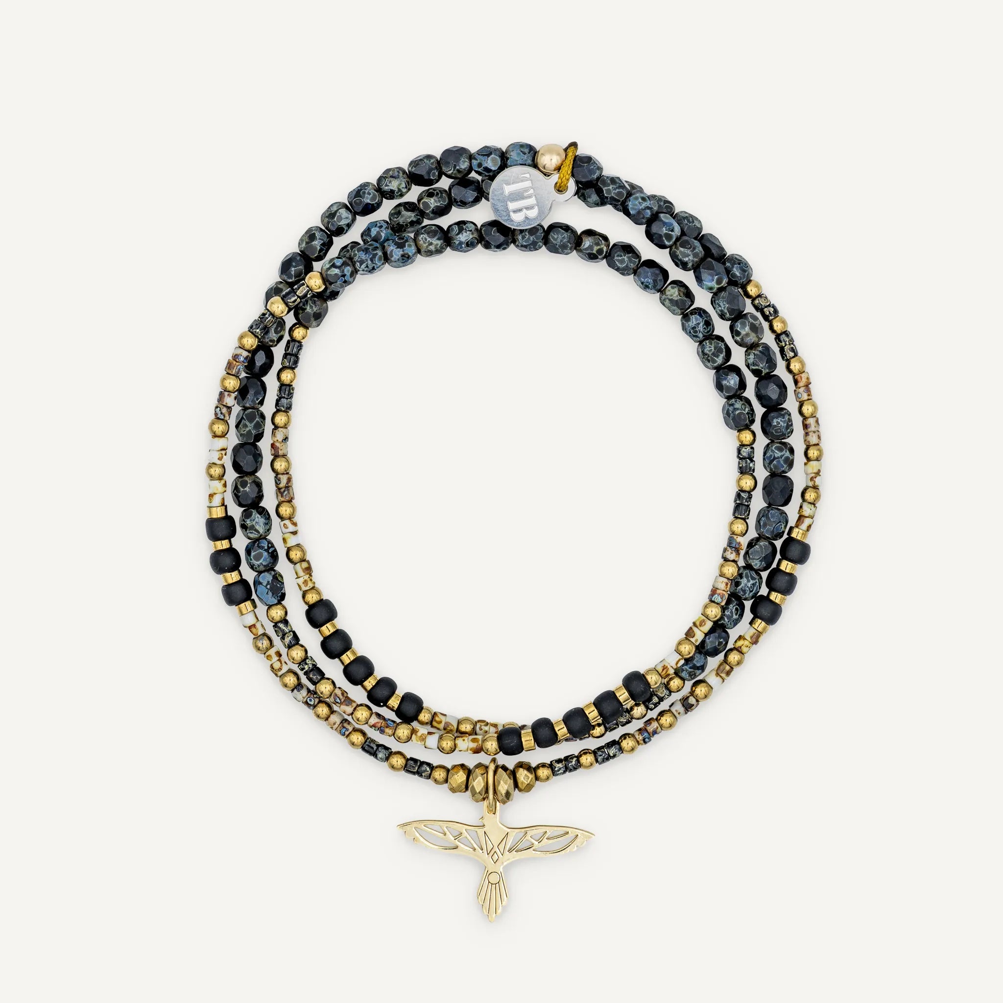 collier / bracelet EAGLE 3 - Noir Rock - Têtes Blondes