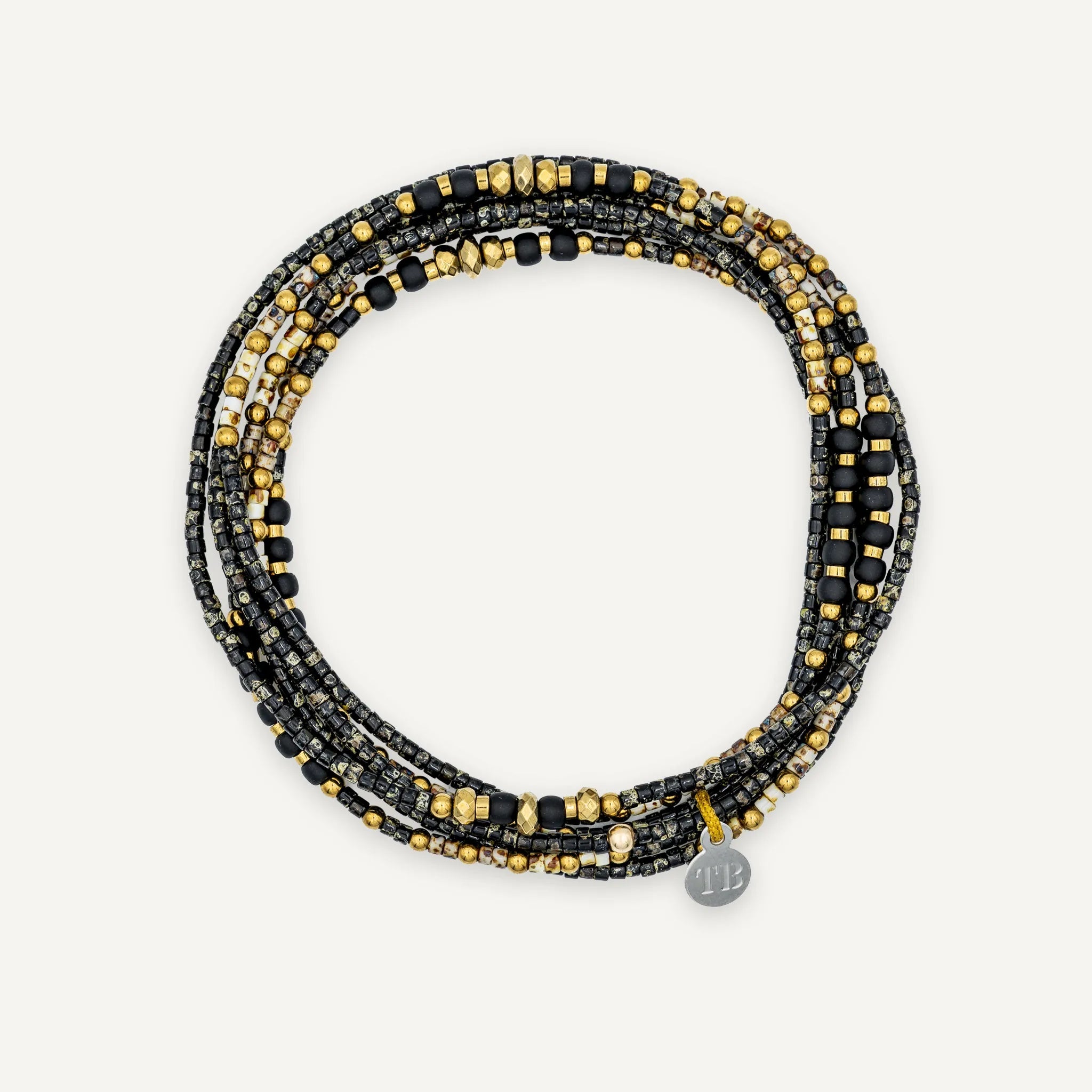 collier / bracelet EAGLE SLIM 6 - Noir Rock - Têtes Blondes