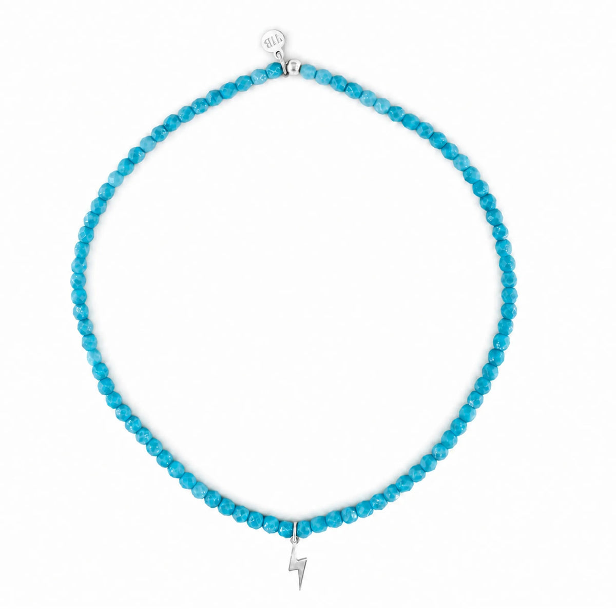 collier / bracelet ECLAIR - Bleu Ciel - Têtes Blondes