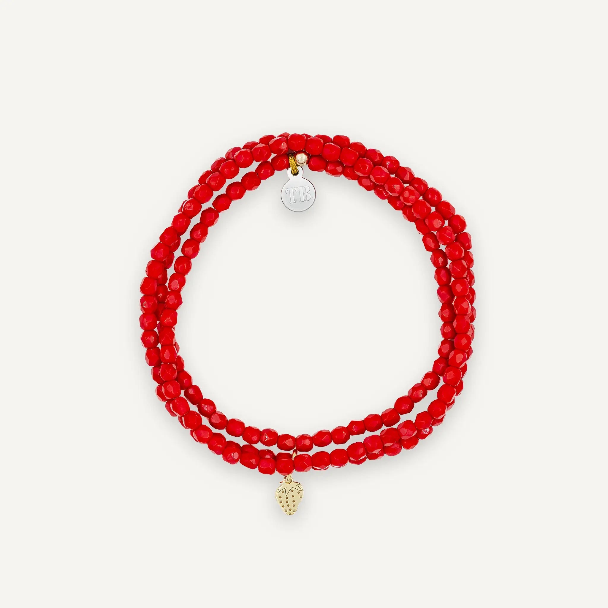 collier / bracelet FRAGOLA GOLD - Rouge - Têtes Blondes