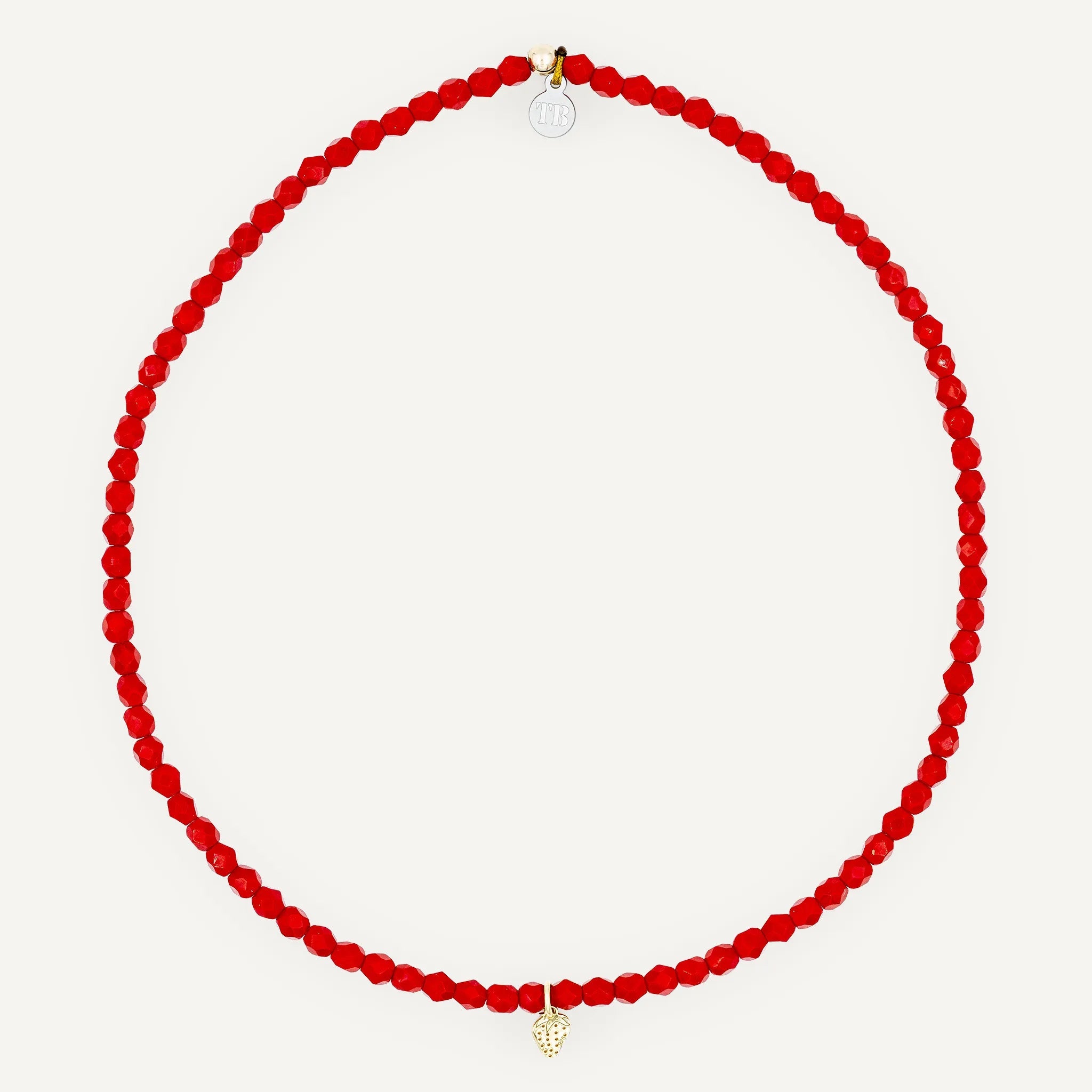 collier / bracelet FRAGOLA GOLD - Rouge - Têtes Blondes