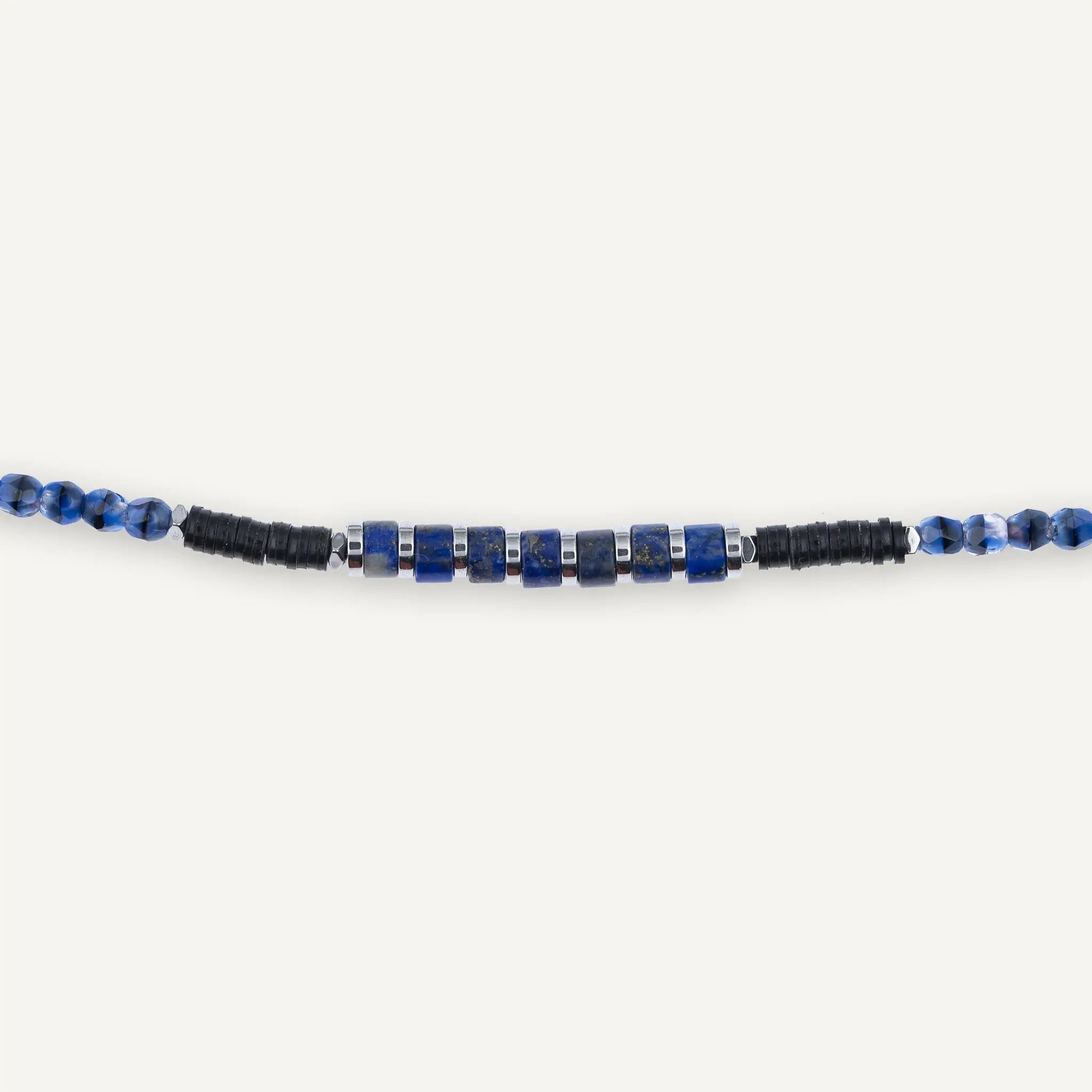 collier / bracelet GENTLEMAN 5 - Denim - Têtes Blondes