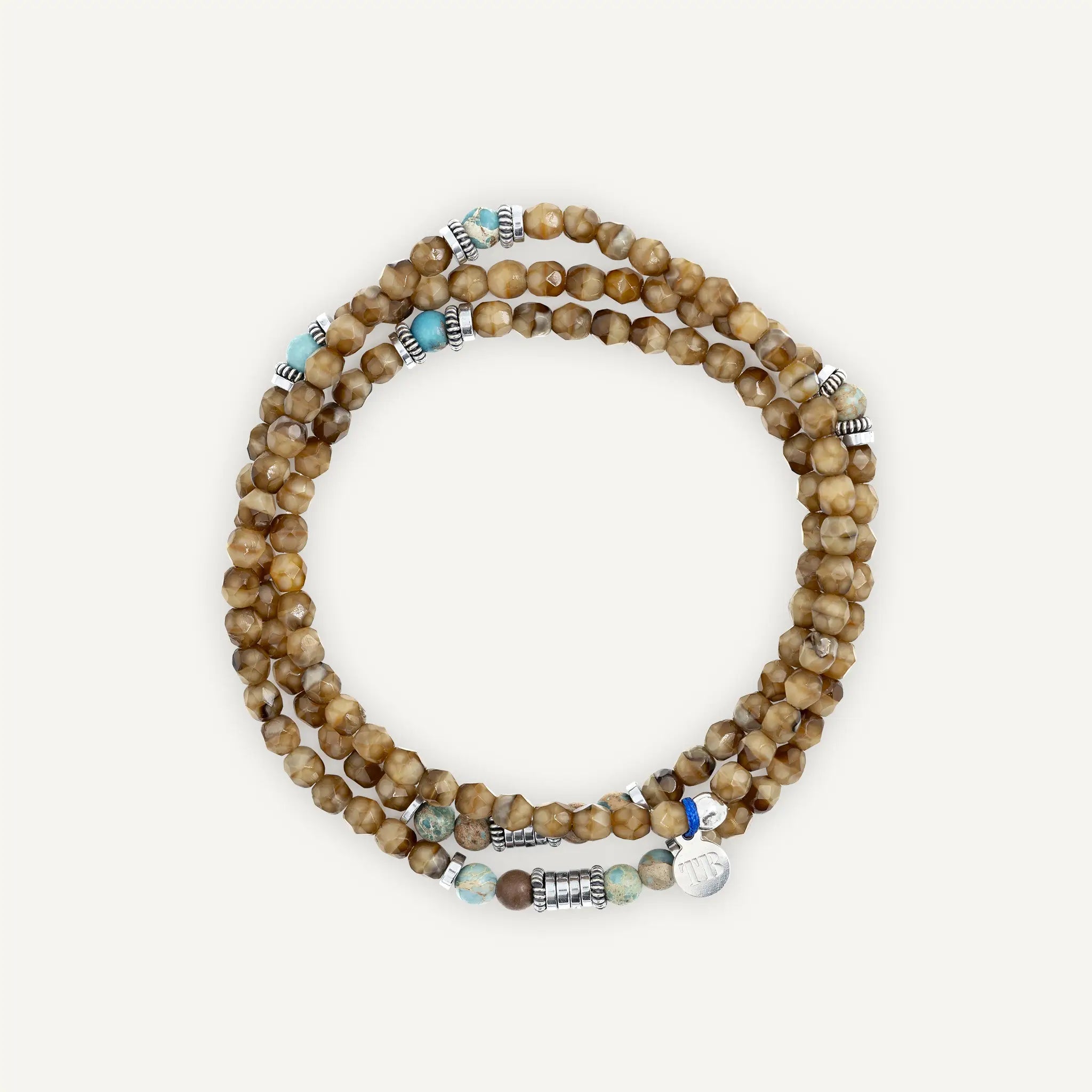 collier / bracelet GENTLEMAN Caramel - Têtes Blondes
