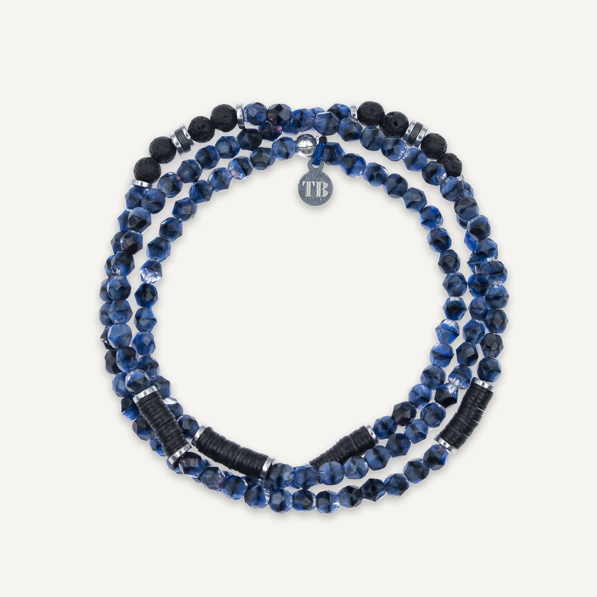 collier / bracelet GENTLEMAN - Denim - Têtes Blondes