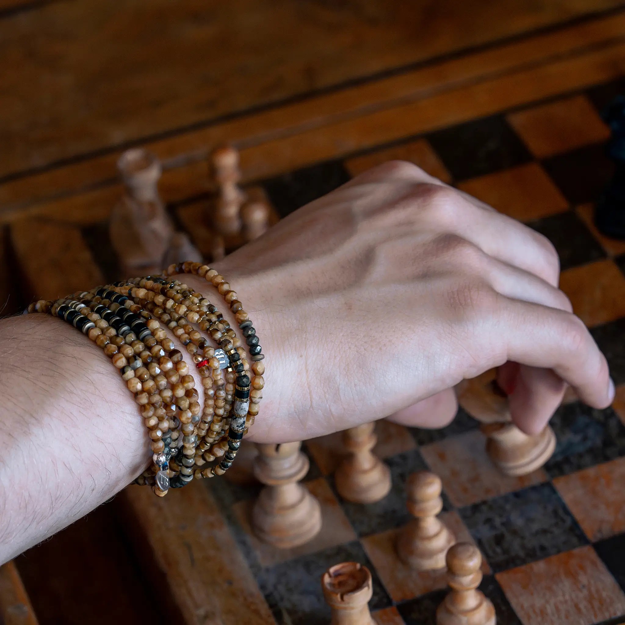 collier / bracelet GENTLEMAN Snake - Têtes Blondes