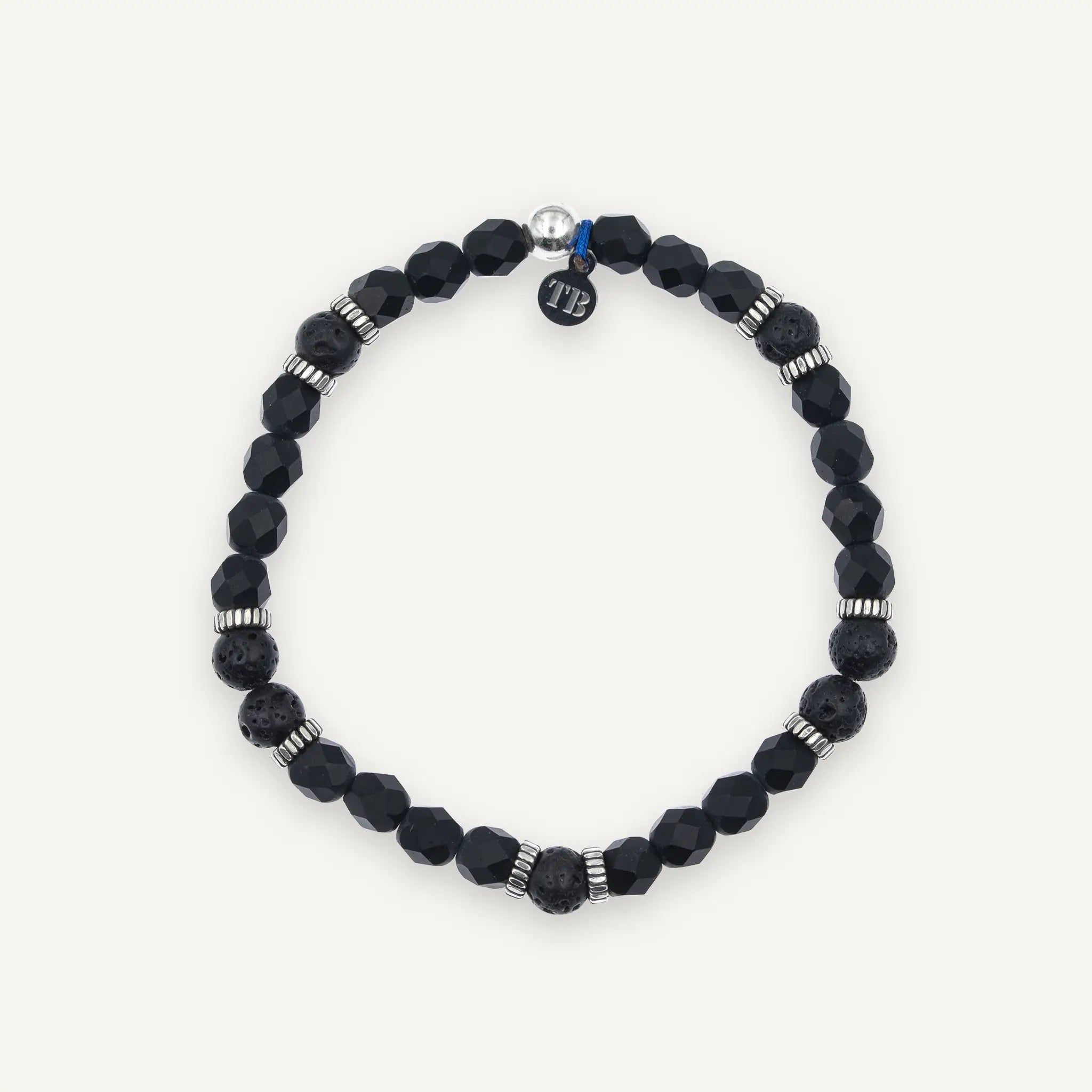 collier / bracelet GENTLEMAN XL - Noir Mat - Têtes Blondes