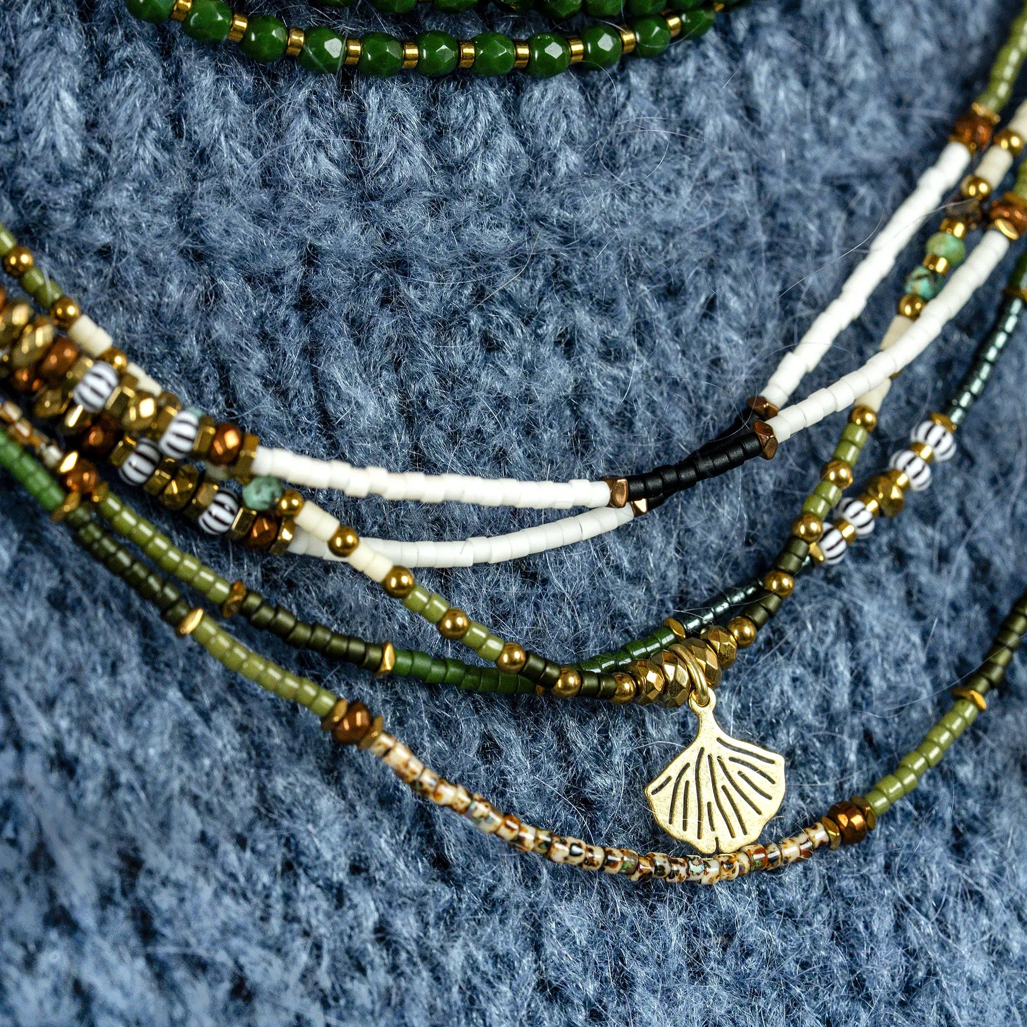 collier / bracelet GINKO - Têtes Blondes