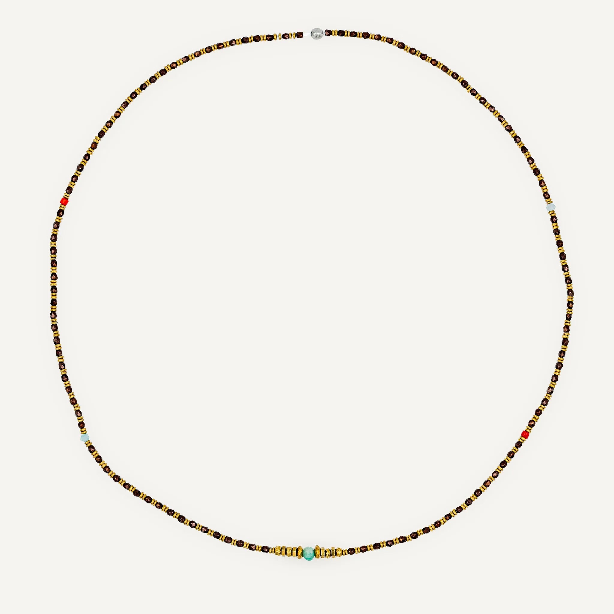 collier / bracelet GISELE 3 - Bronze - Têtes Blondes